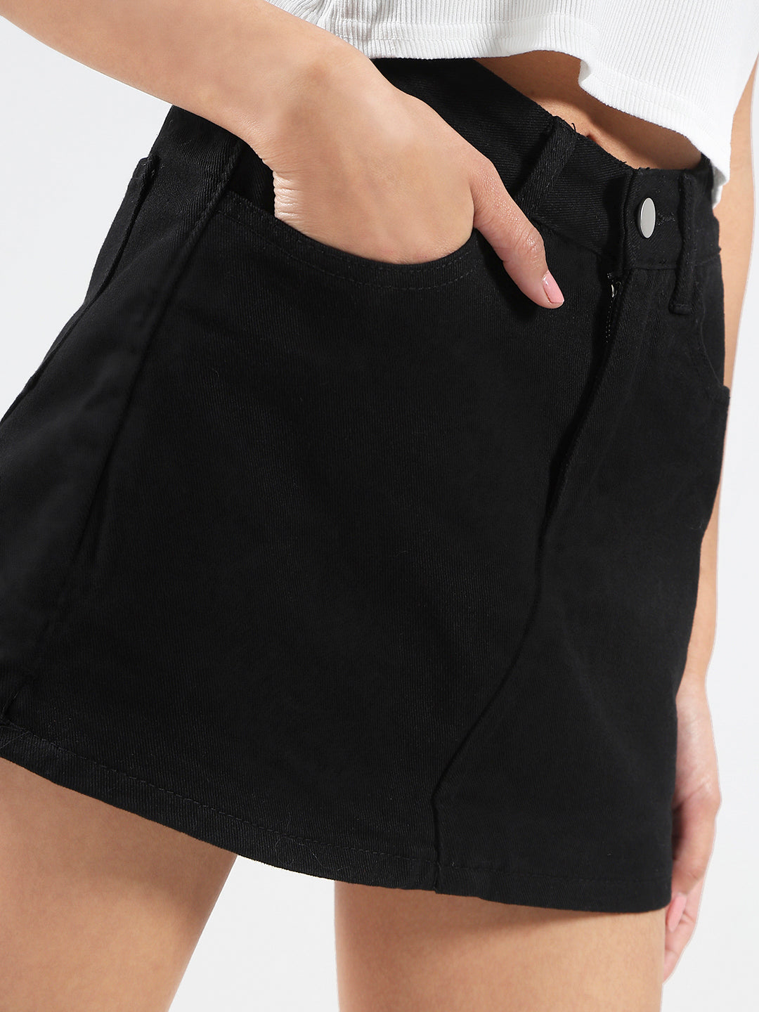 Denim Skort