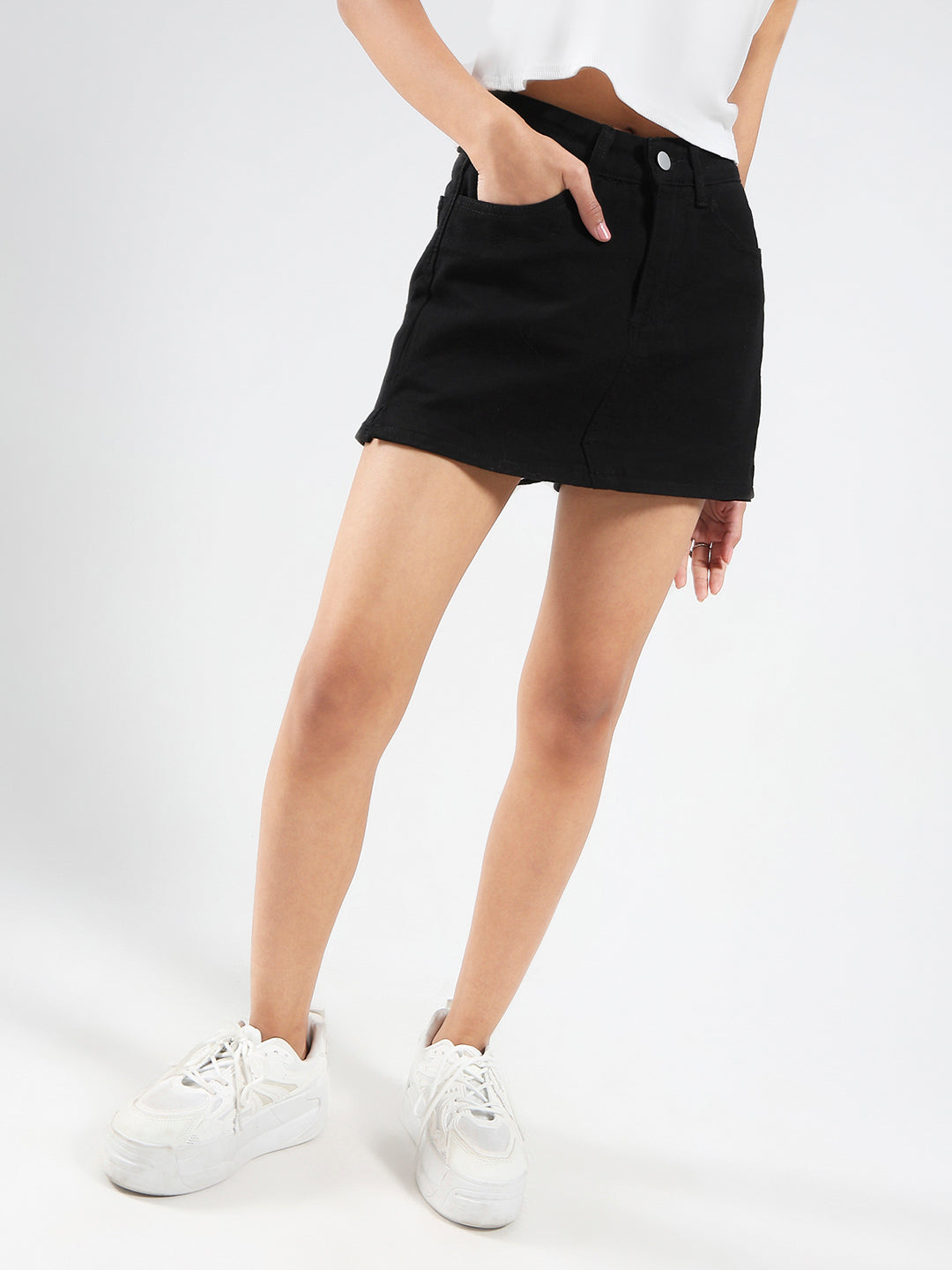 Denim Skort