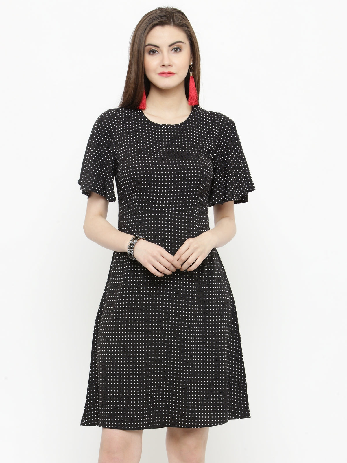 Black A-line Dress