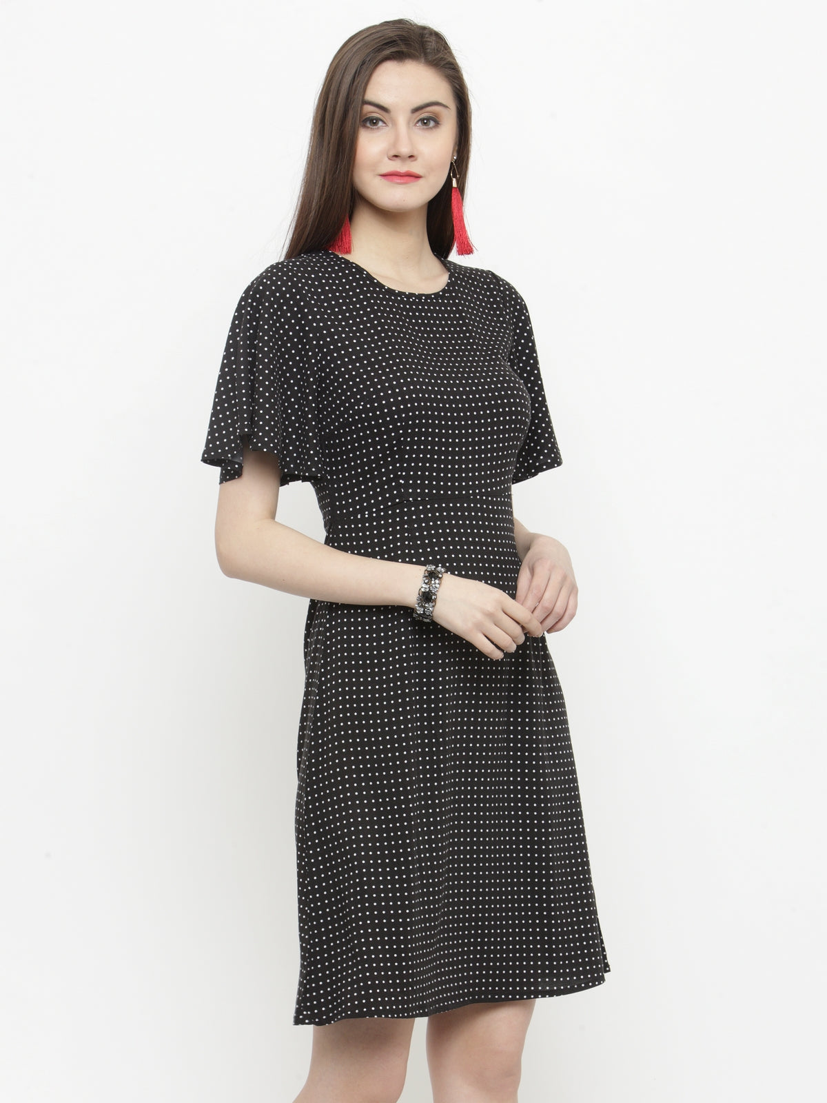 Black A-line Dress
