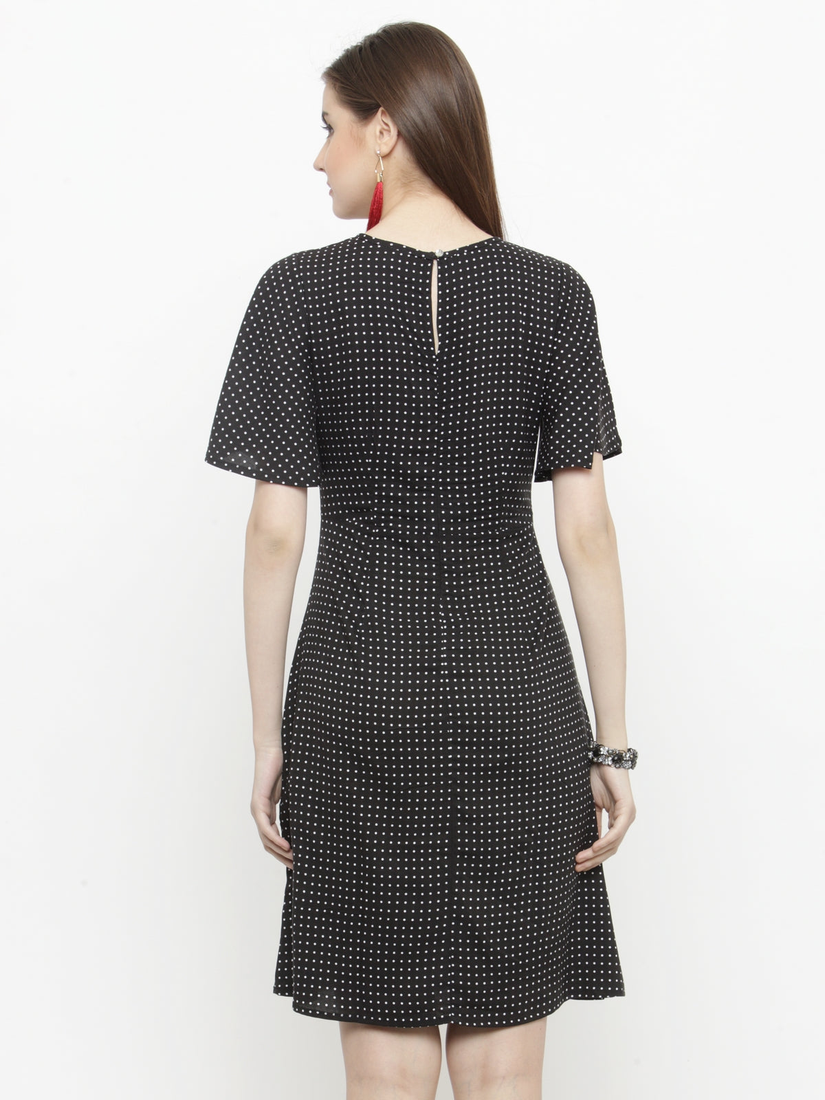 Black A-line Dress