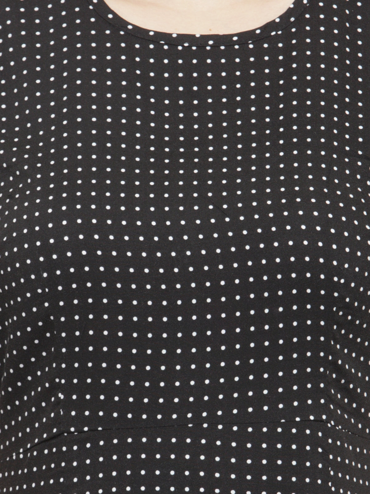 Black A-line Dress
