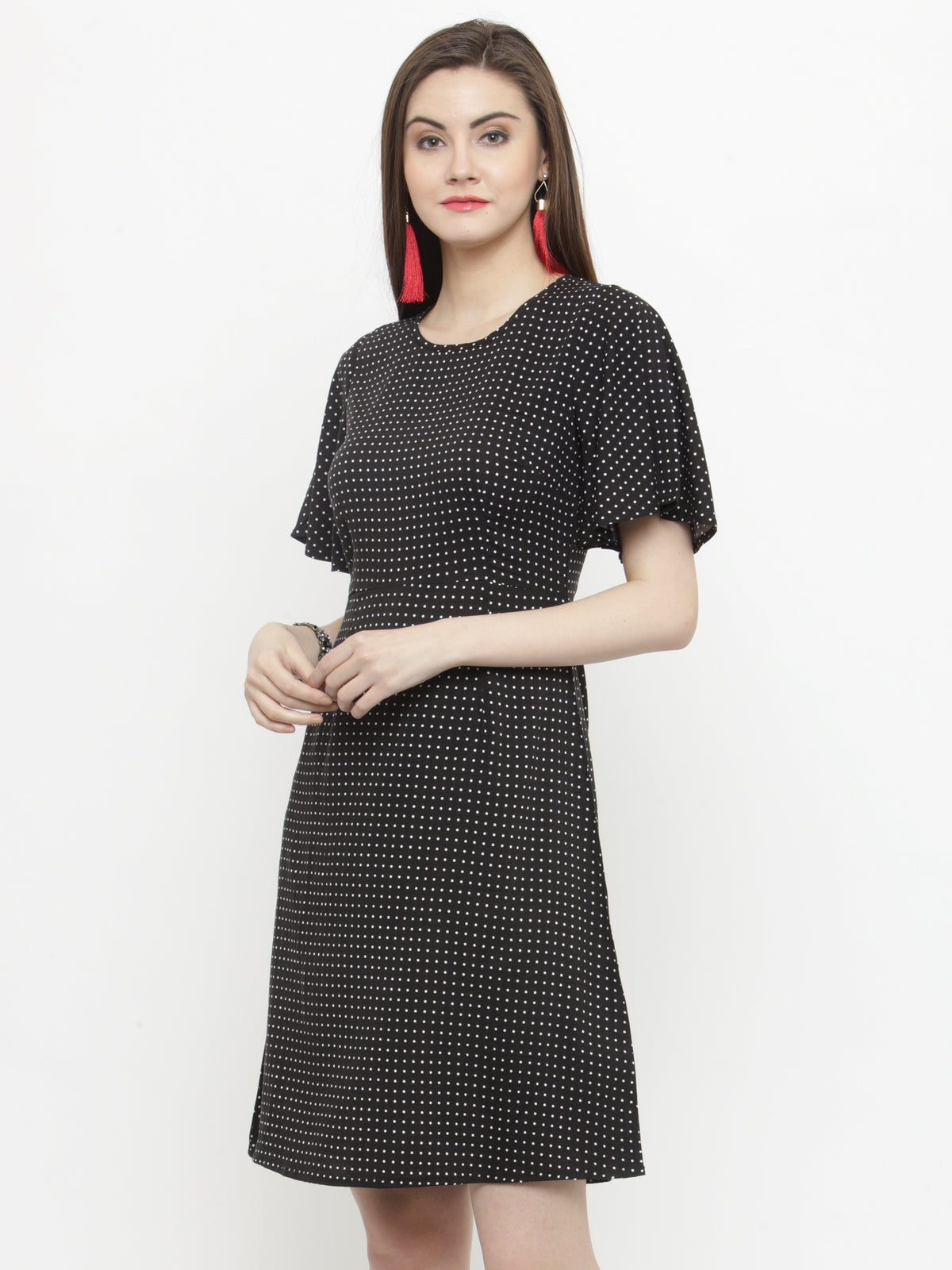 Black A-line Dress