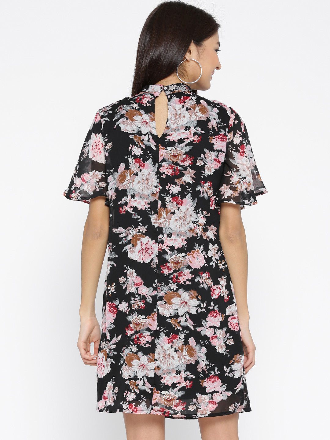 Choker neck dress