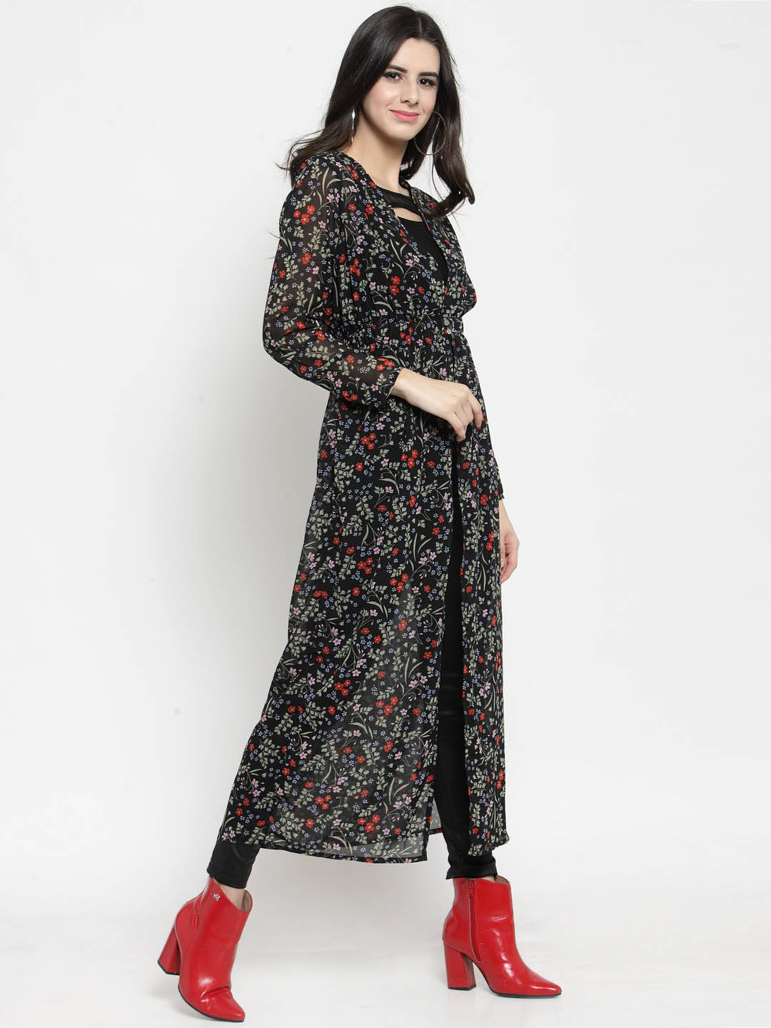 Maxi Long Printed shrug