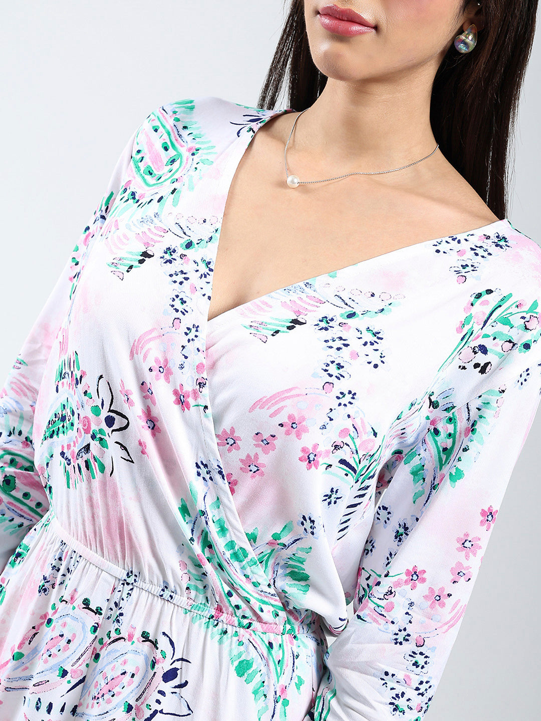 Rayon Lycra Printed Women Jumpsuit