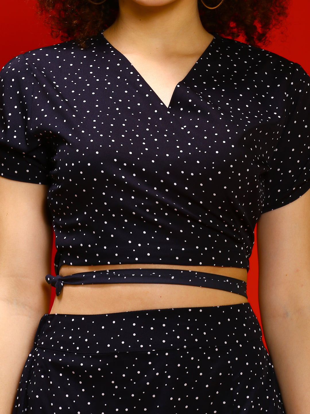 Black Polka Print Co-Set