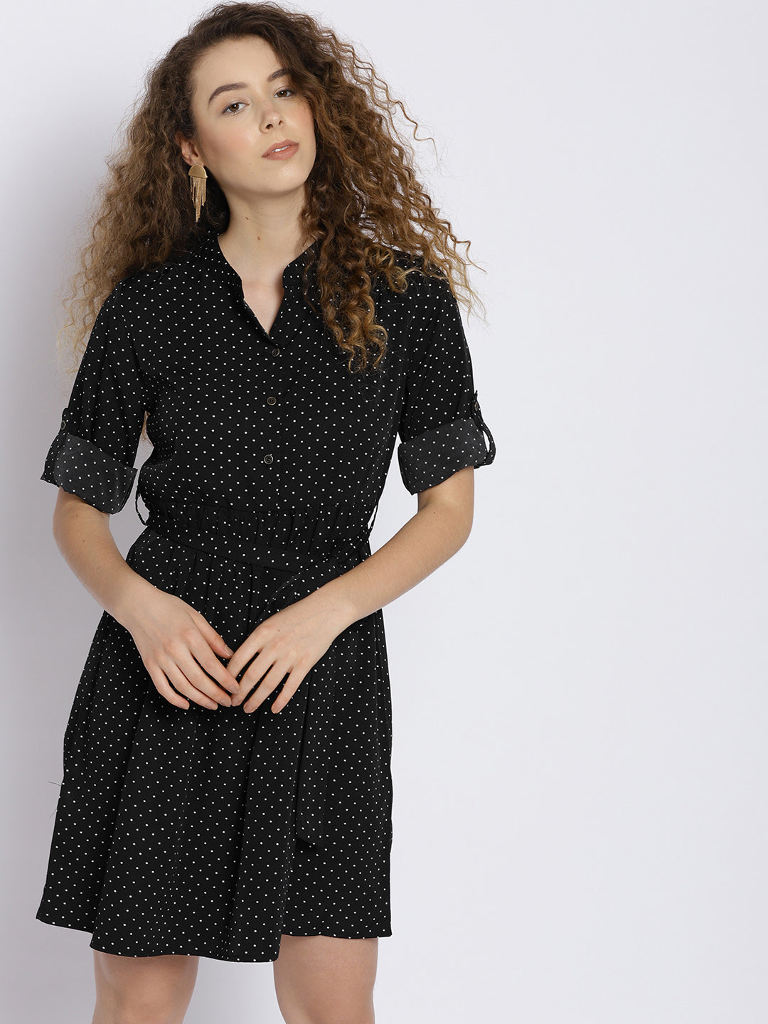 Front Open Shirt dress
