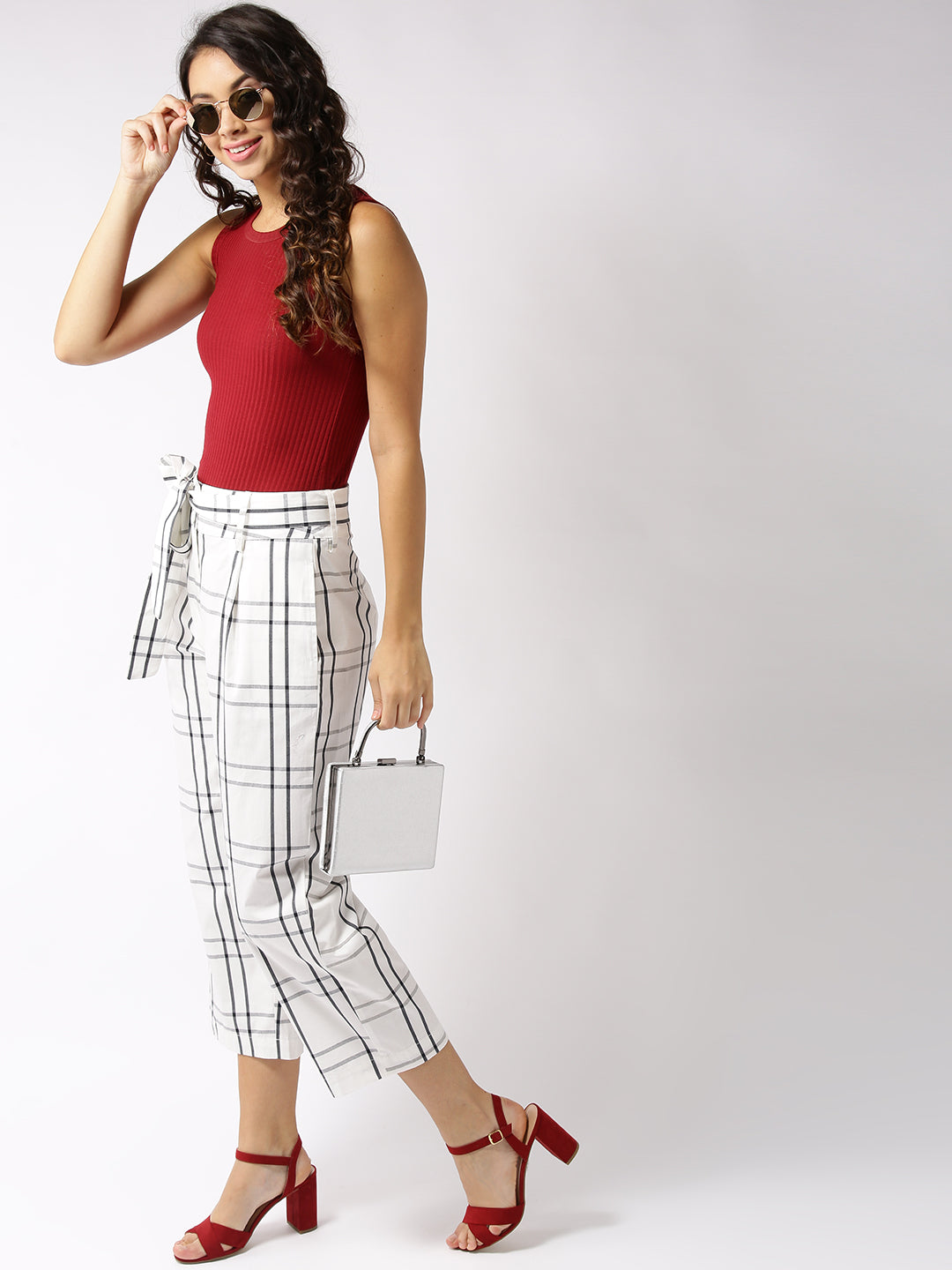 Check Print Trouser