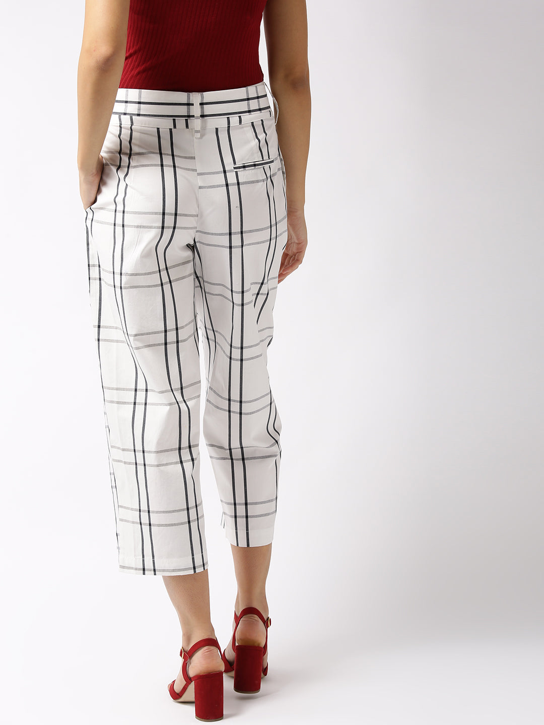 Check Print Trouser
