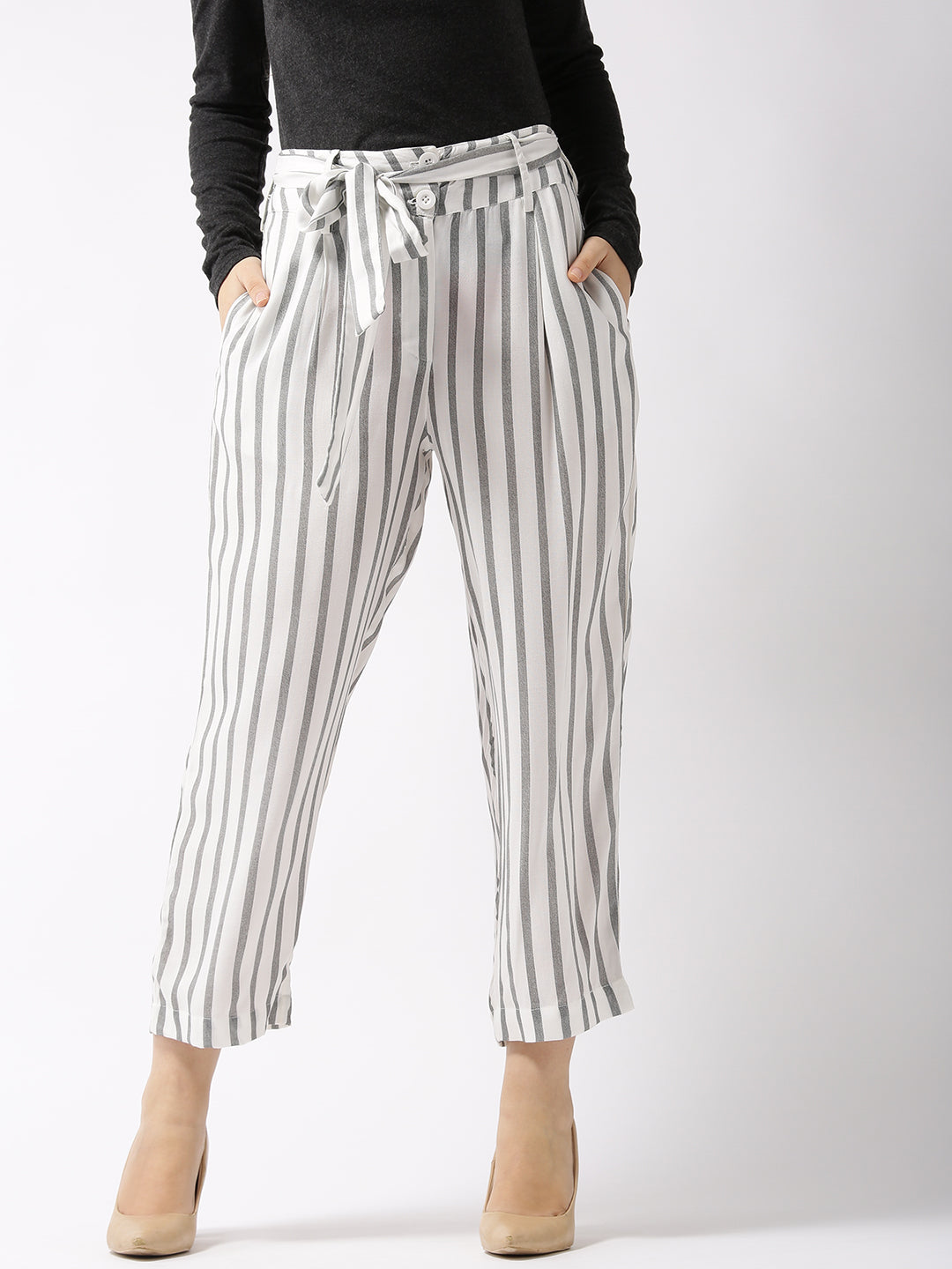 Striped Print Trouser