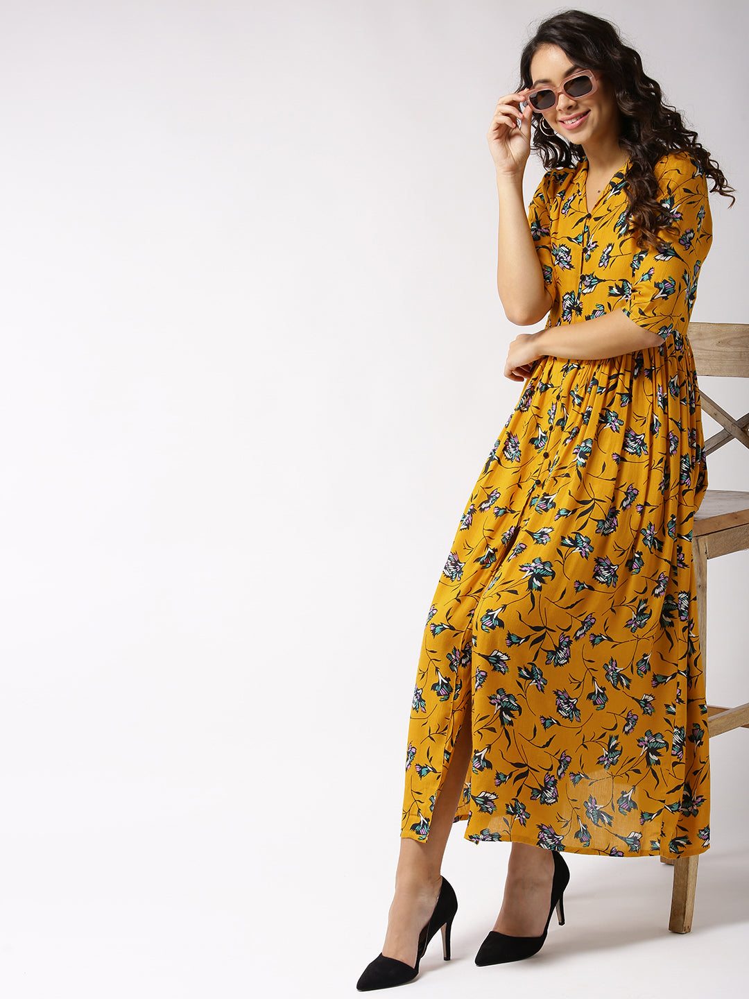 Printed Maxi Top