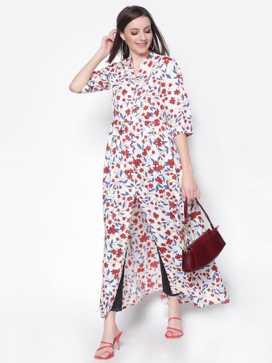 Floral Print Maxi Top