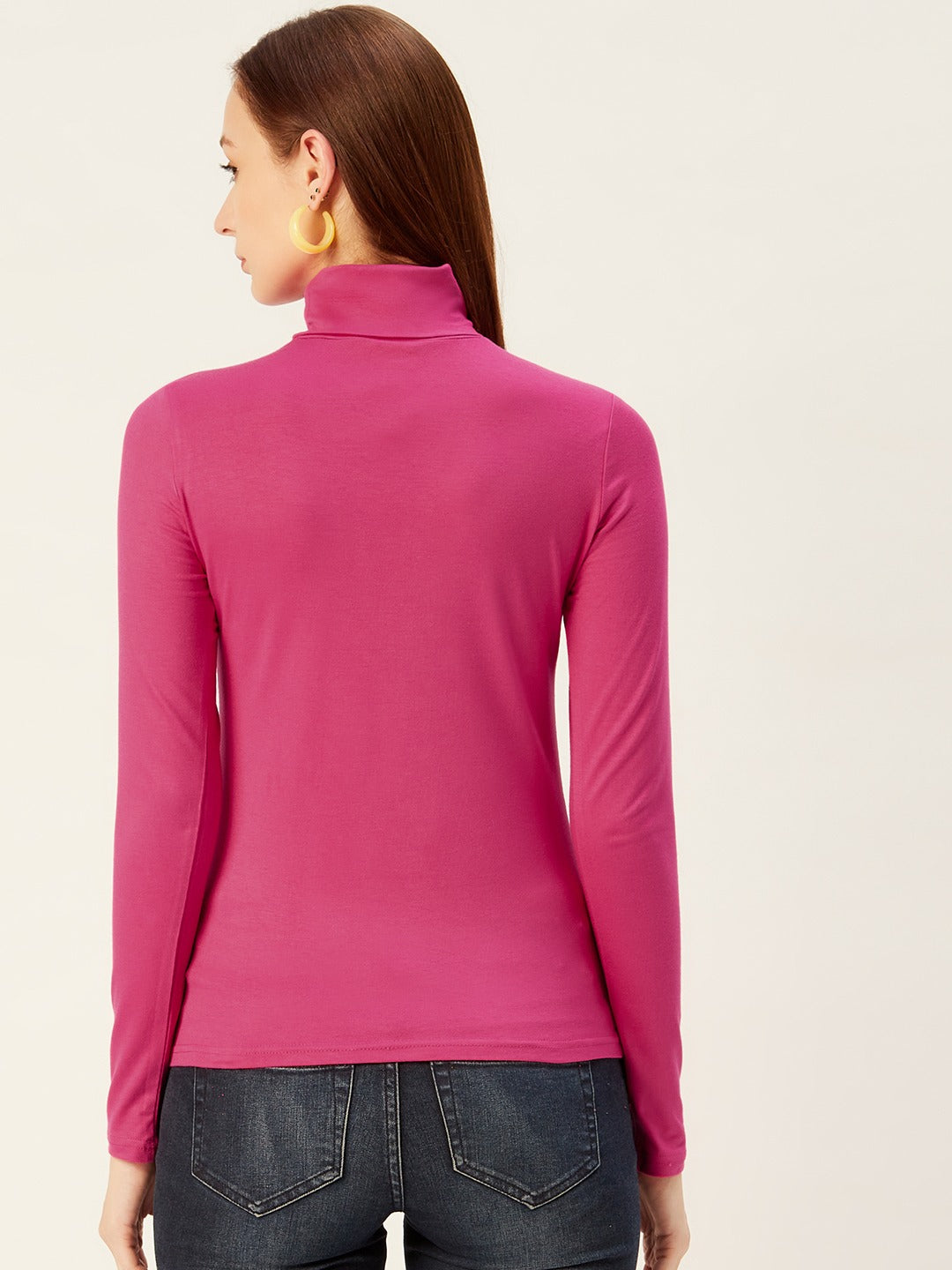 High Neck Strechable Top