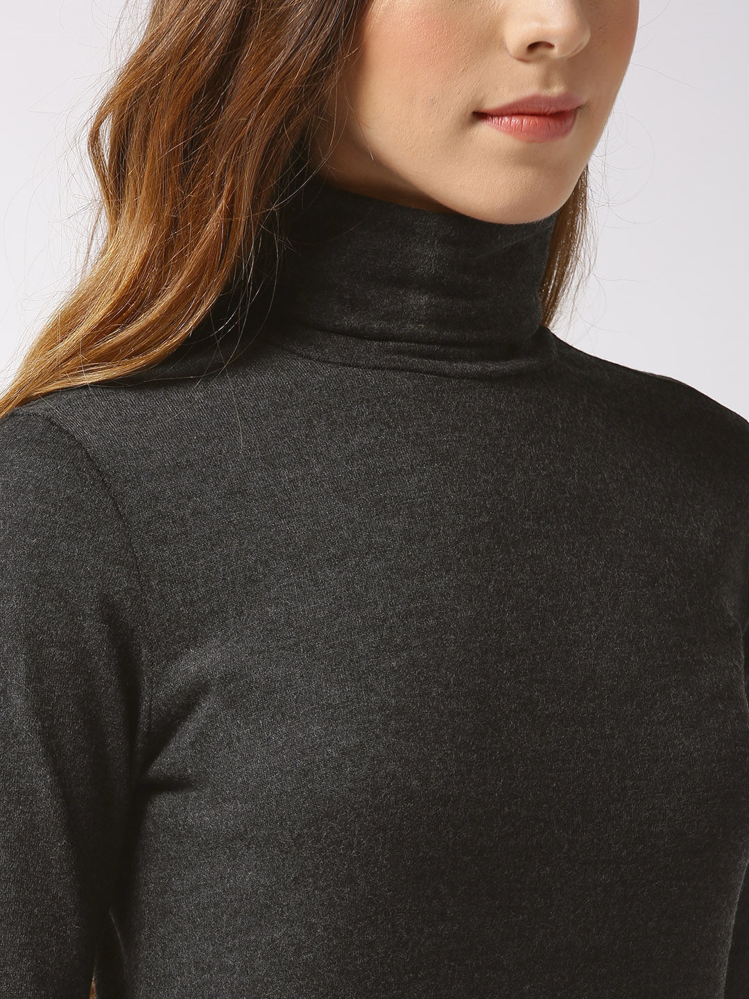 High Neck Strechable Top