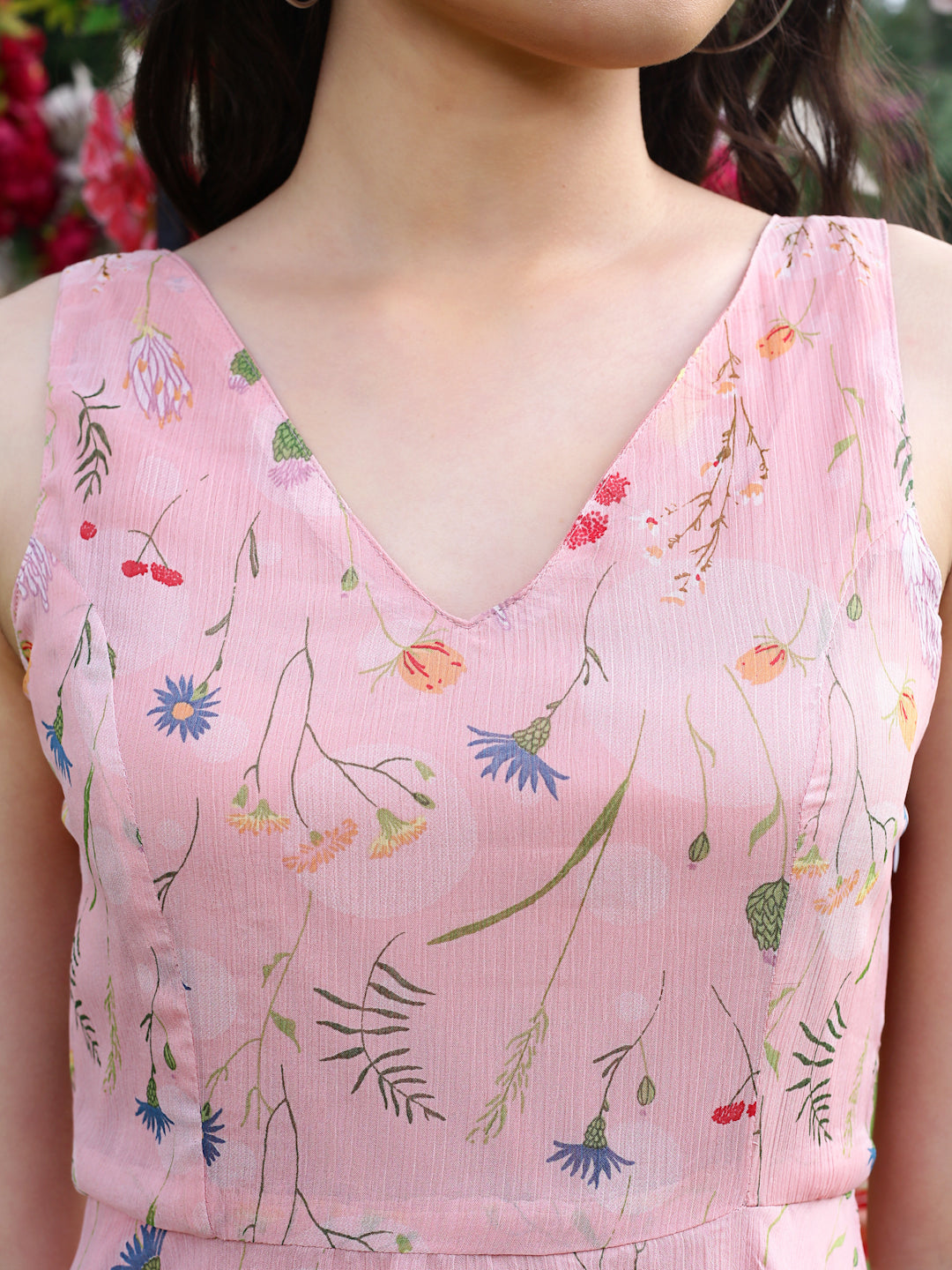 LTCoral Floral Mini Dress