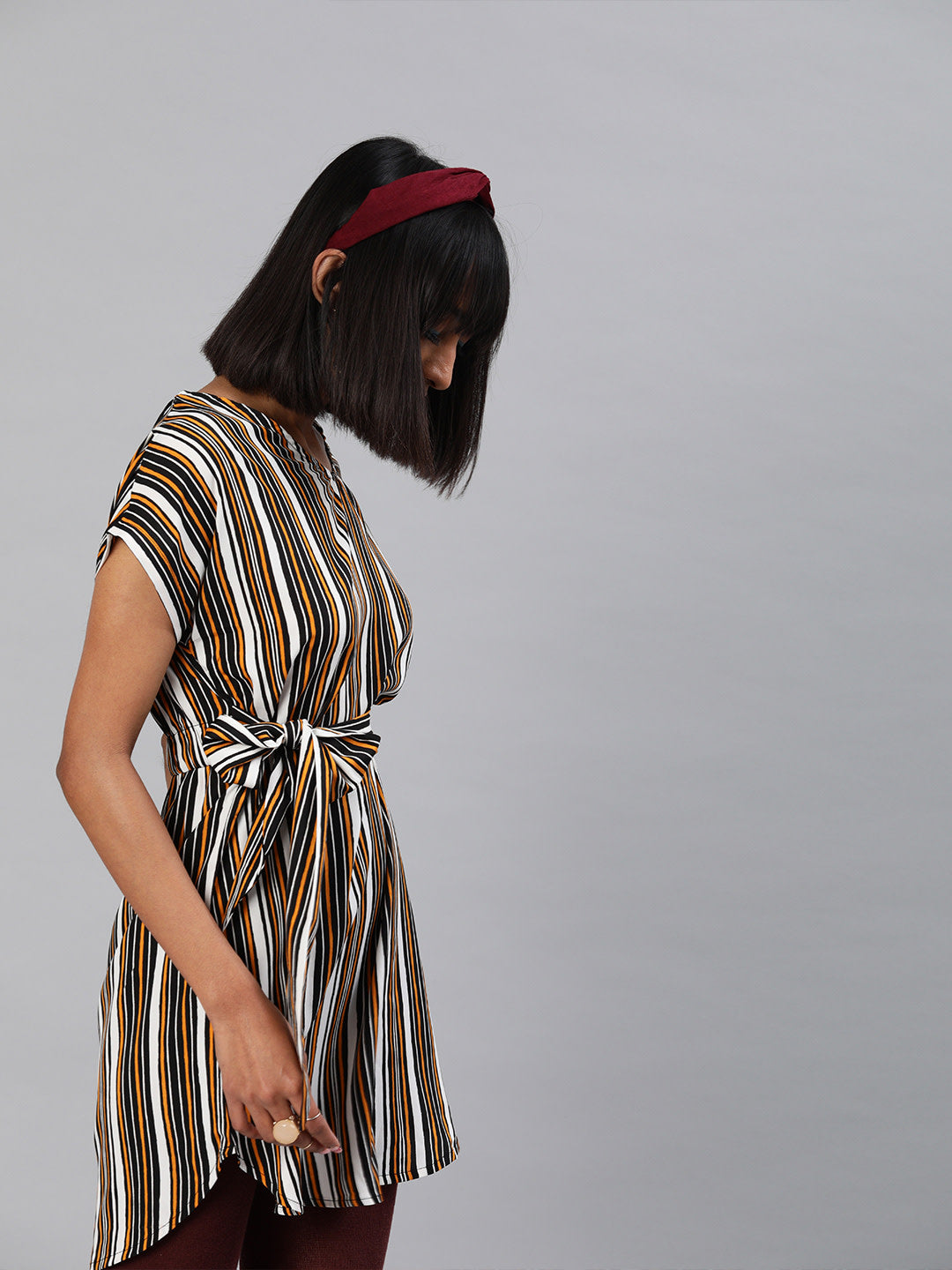 Tie Up Shift Dress