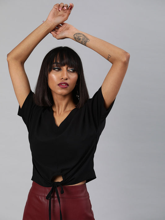 Front Knot Kaftan Top