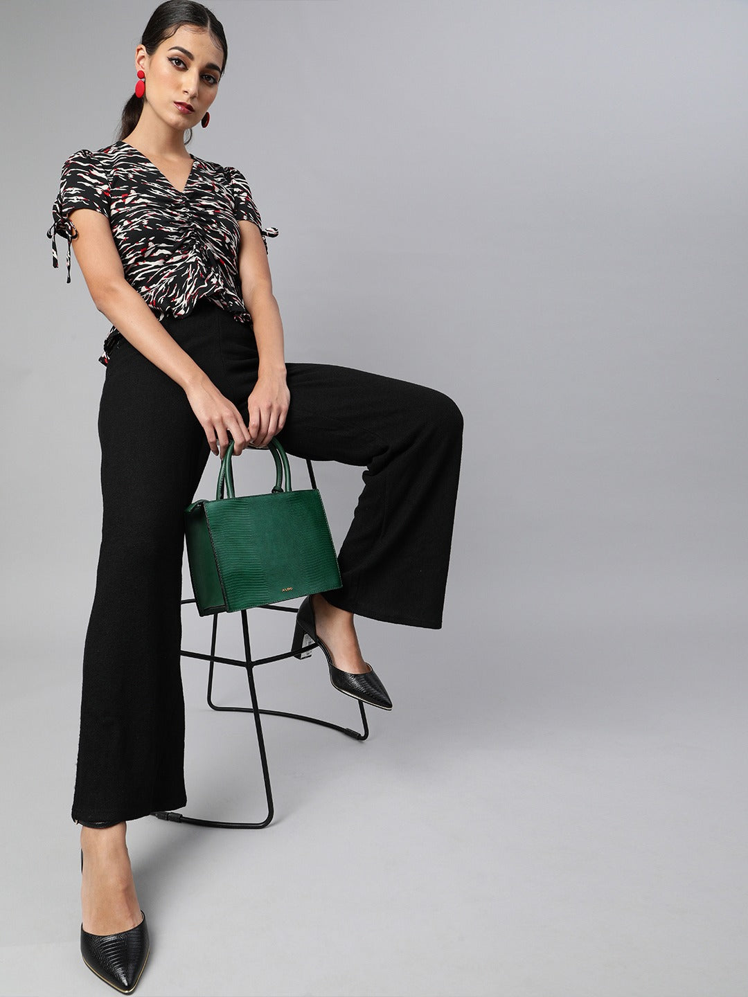 Tie Up Sleeve Top