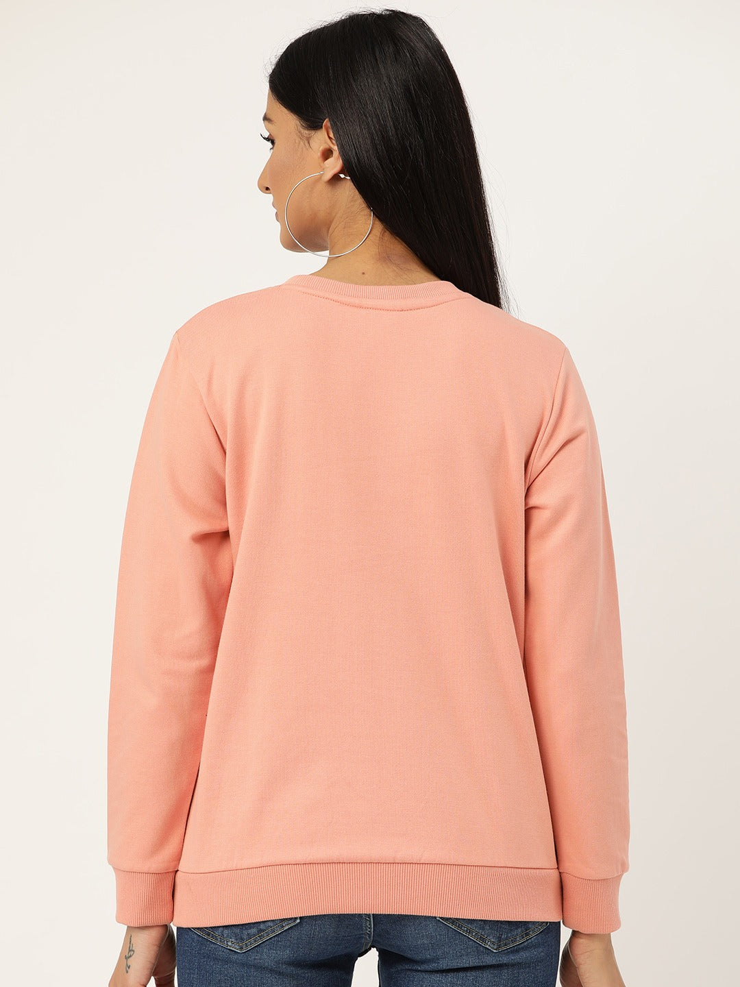Brushed Fleece Printed Sweatshirt