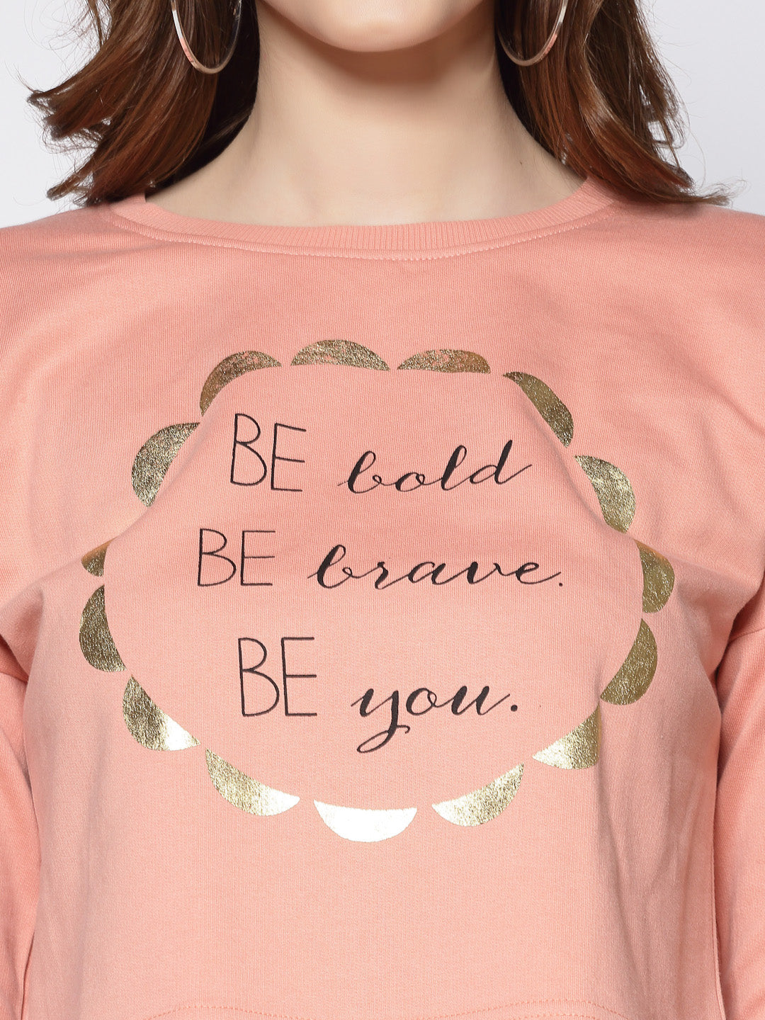 Printed Crop sweatshirt