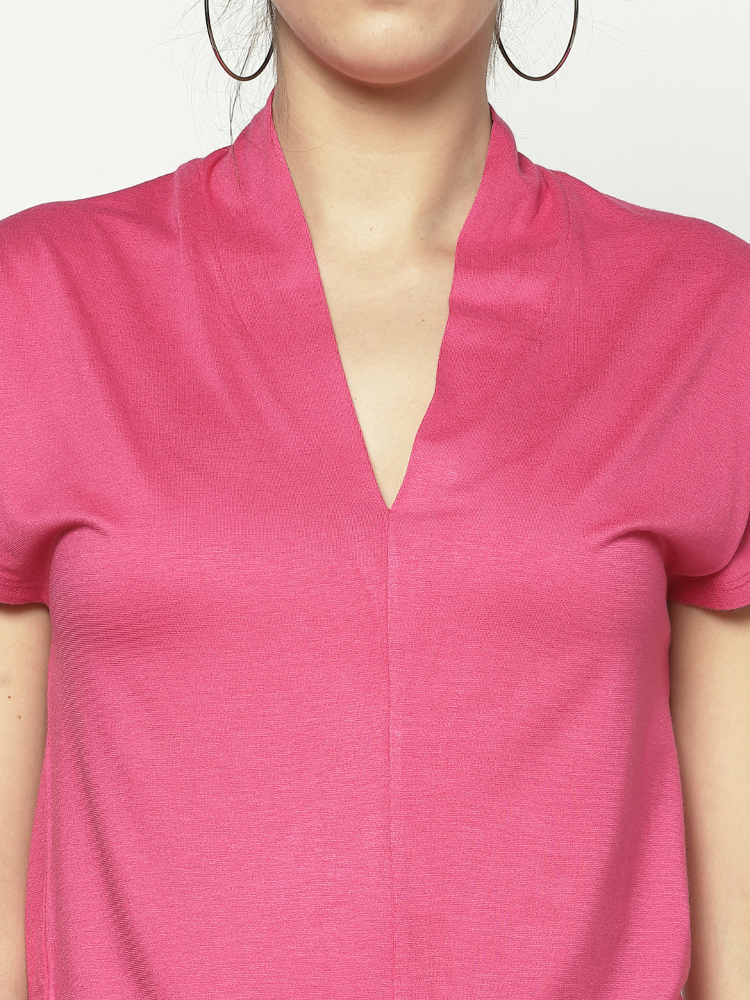 V Neck Top Strechable