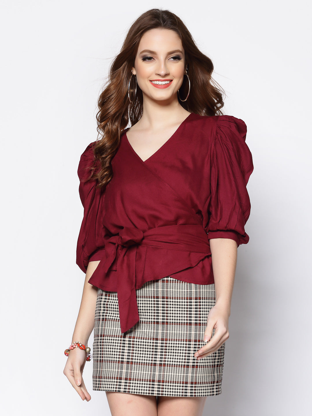 Volume Sleeve Top