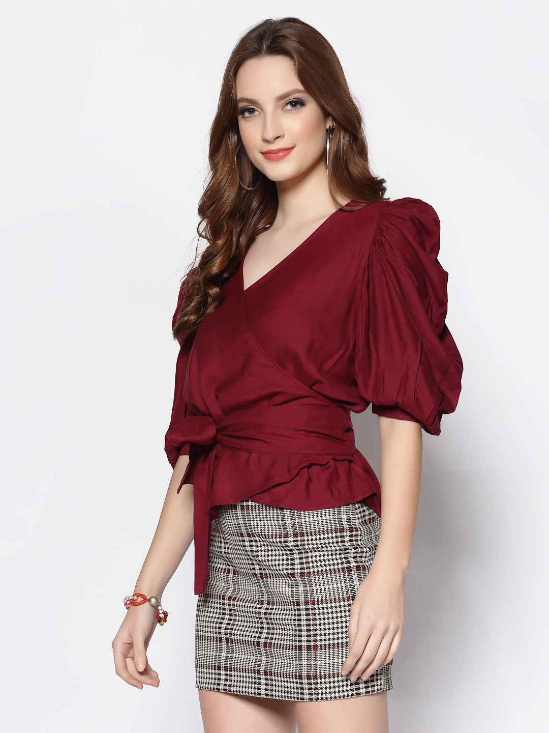 Volume Sleeve Top