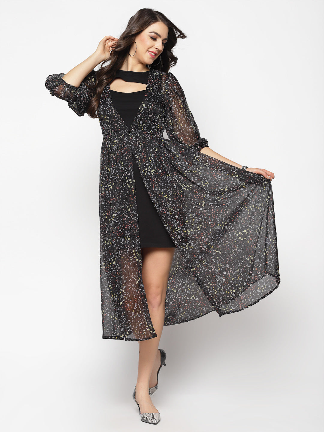 Volume Sleeve Shrug