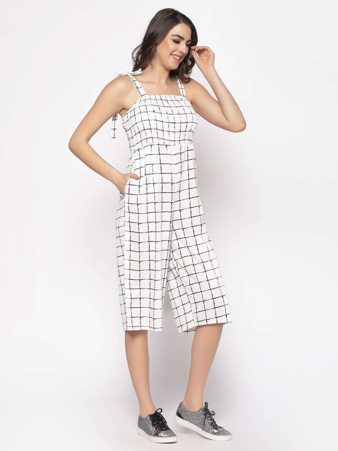 Smocked Jumpsuit