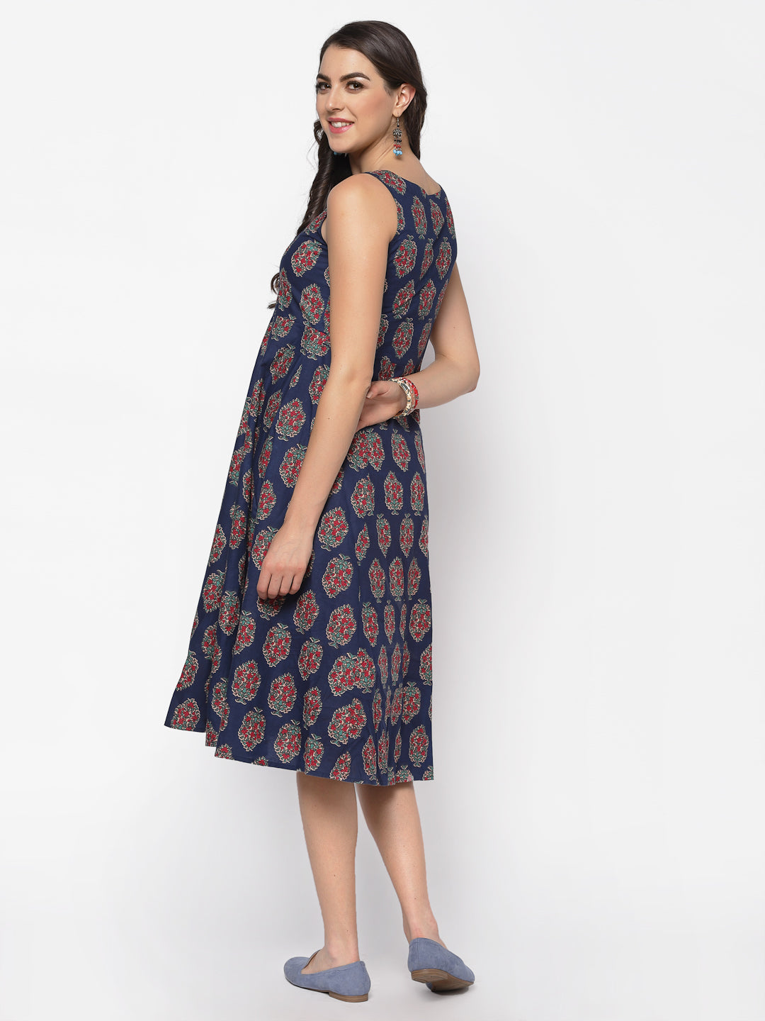 Flarred Sleeveless Dress