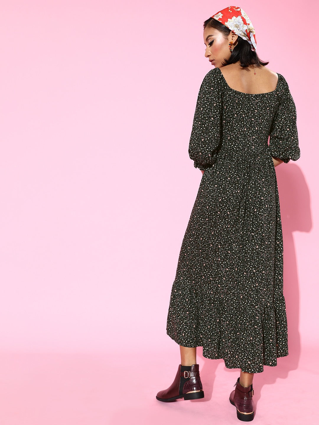 Flounce Maxi dress