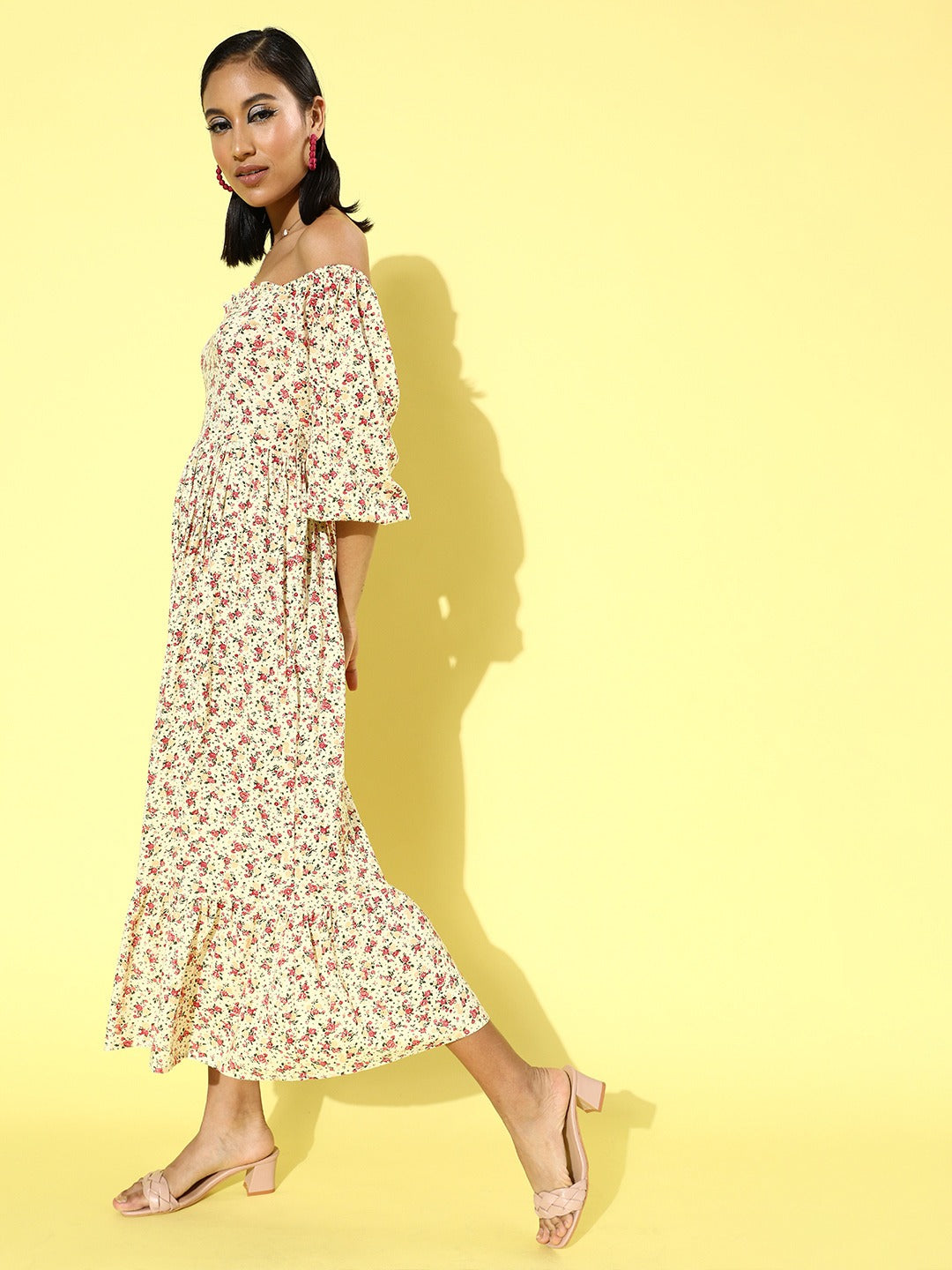 Flounce Maxi dress