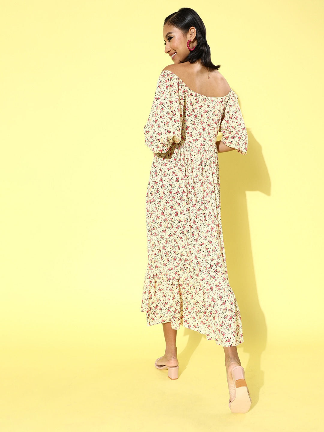 Flounce Maxi dress