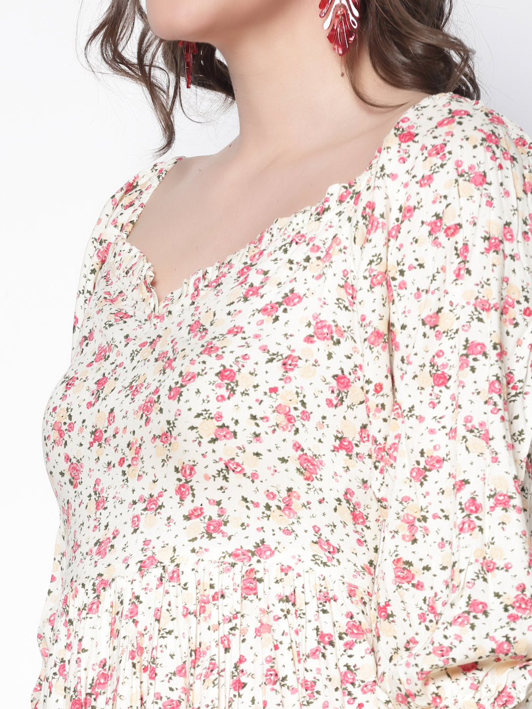 Flounce Maxi Dress