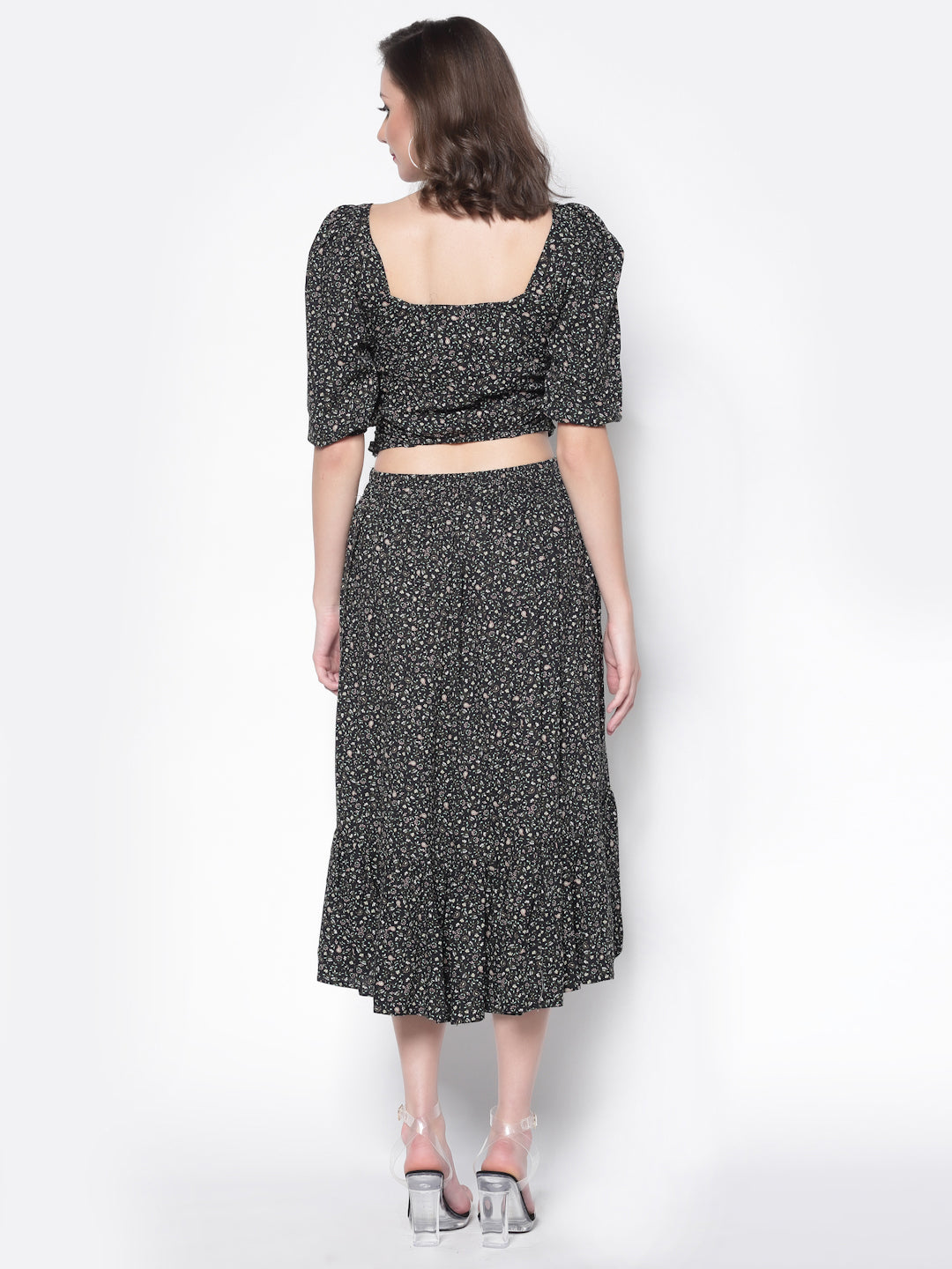 Two Pc Dress Flared
