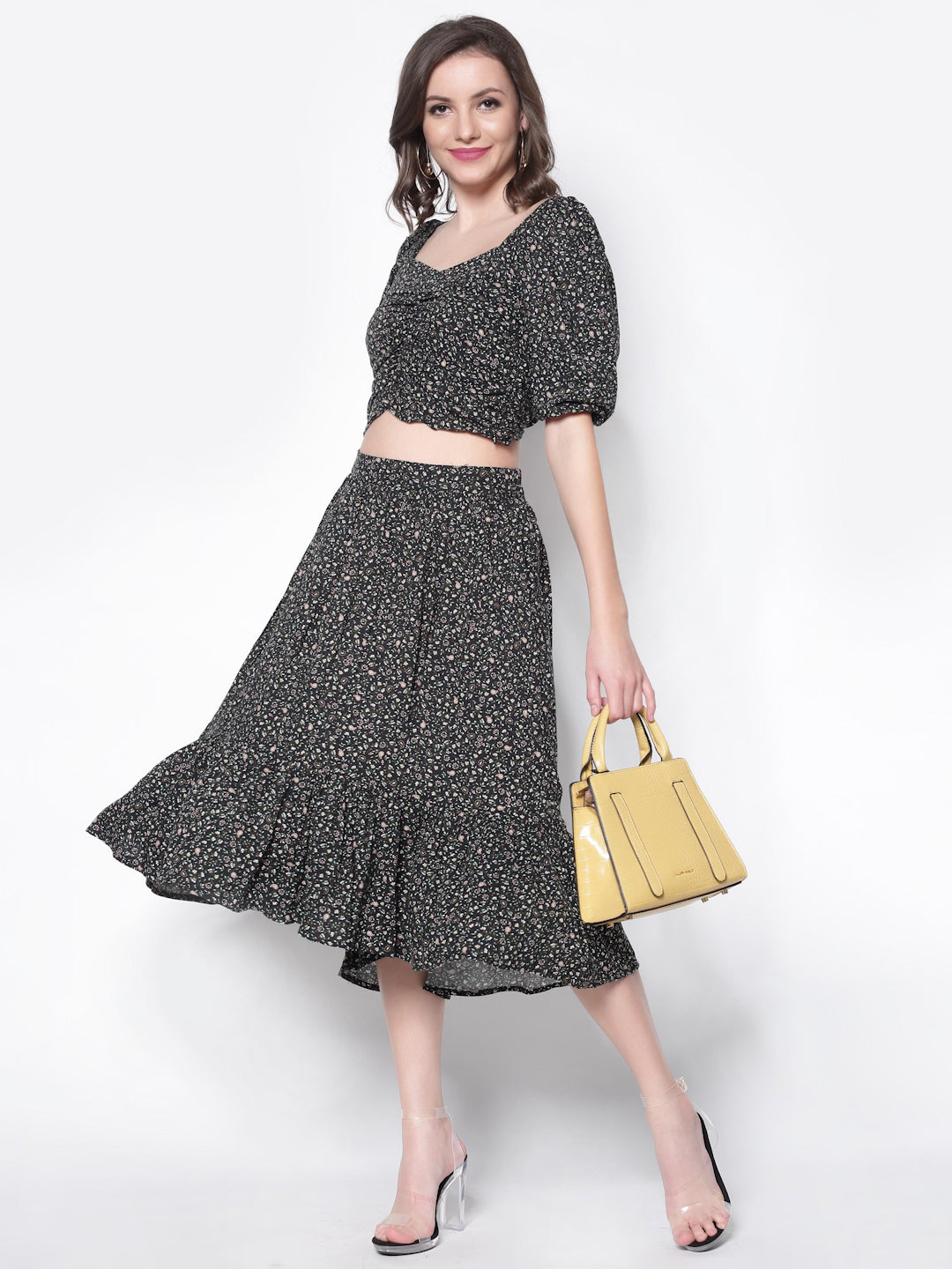 Two Pc Dress Flared