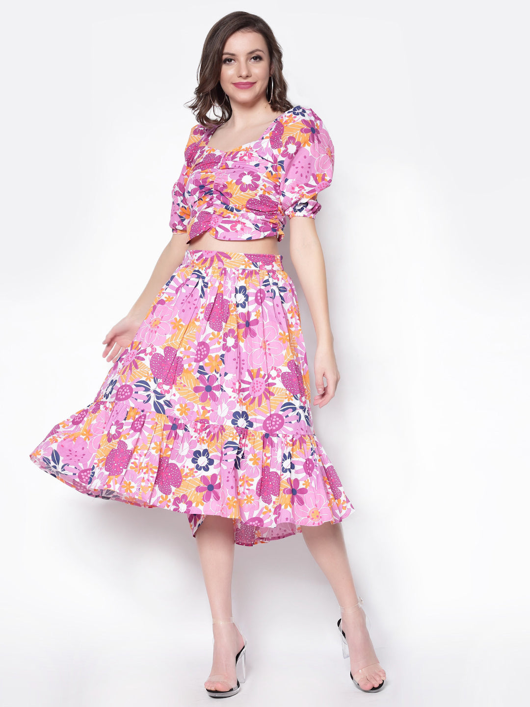 Two Pc Dress Flared