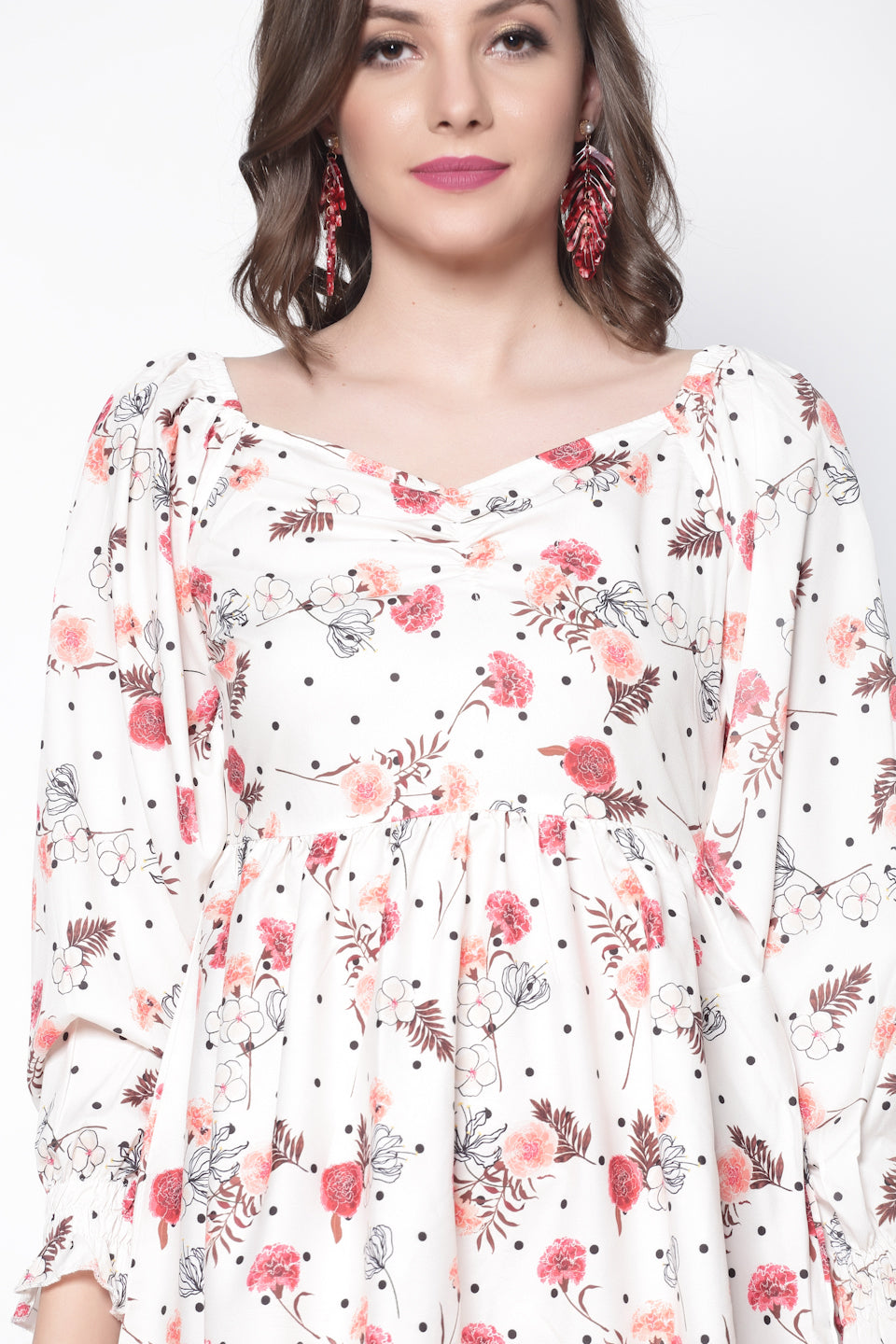 Full Sleeve Fit & Flare Dress