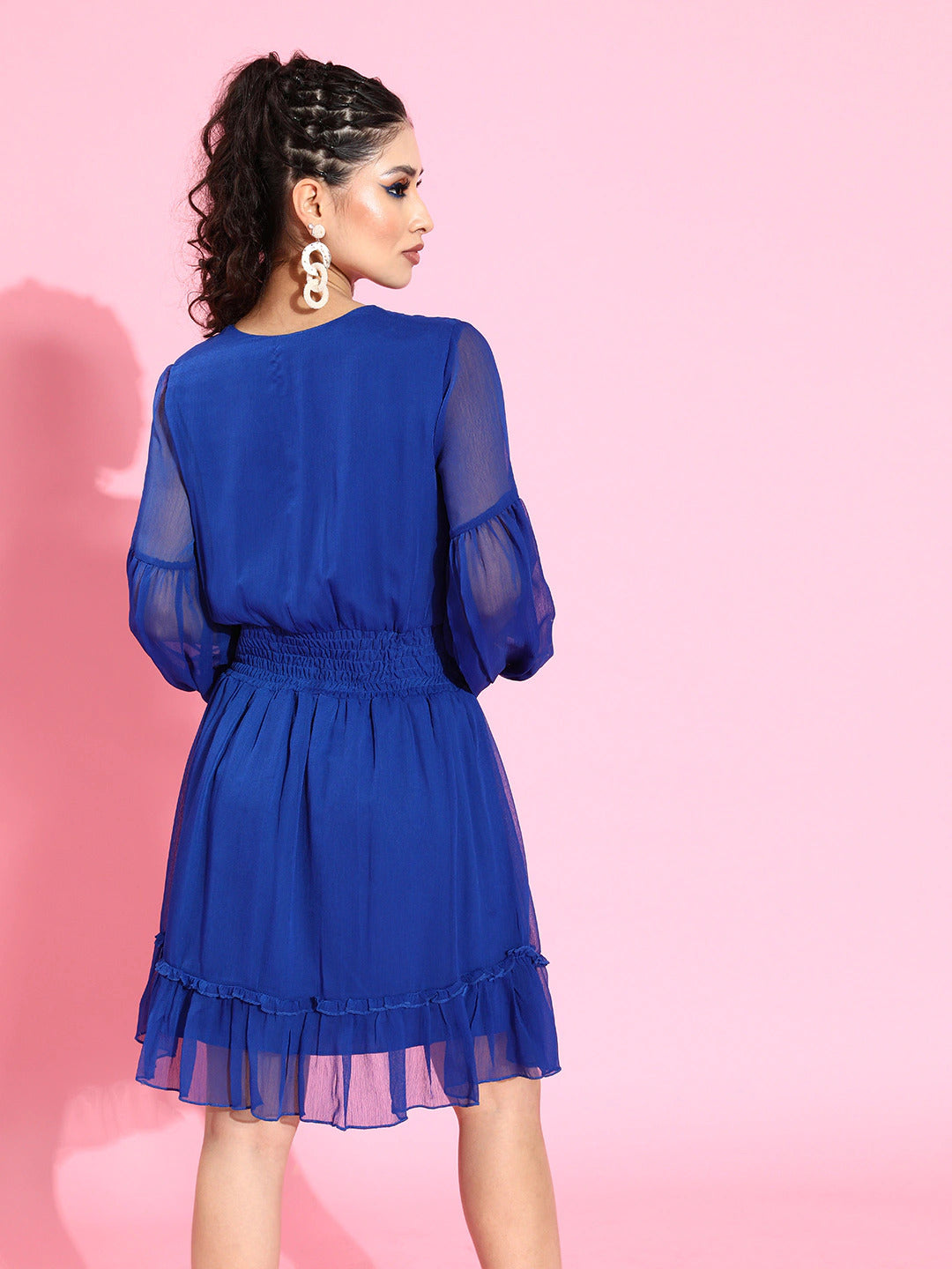 Tie up waisted dress