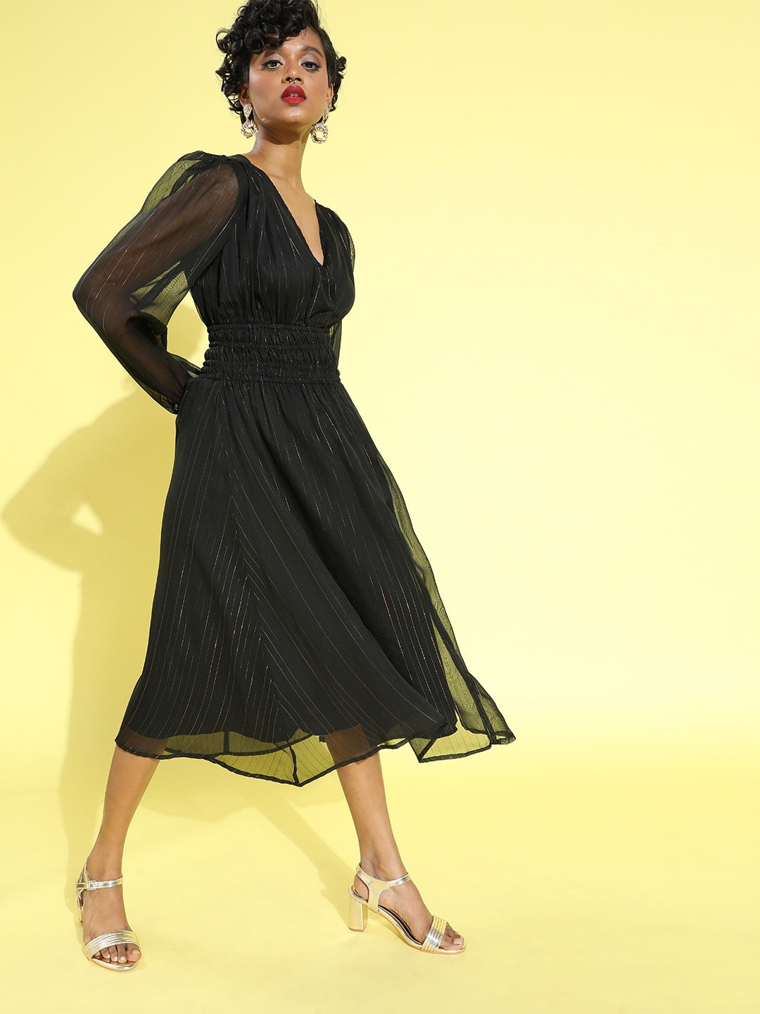 Waisted party dress