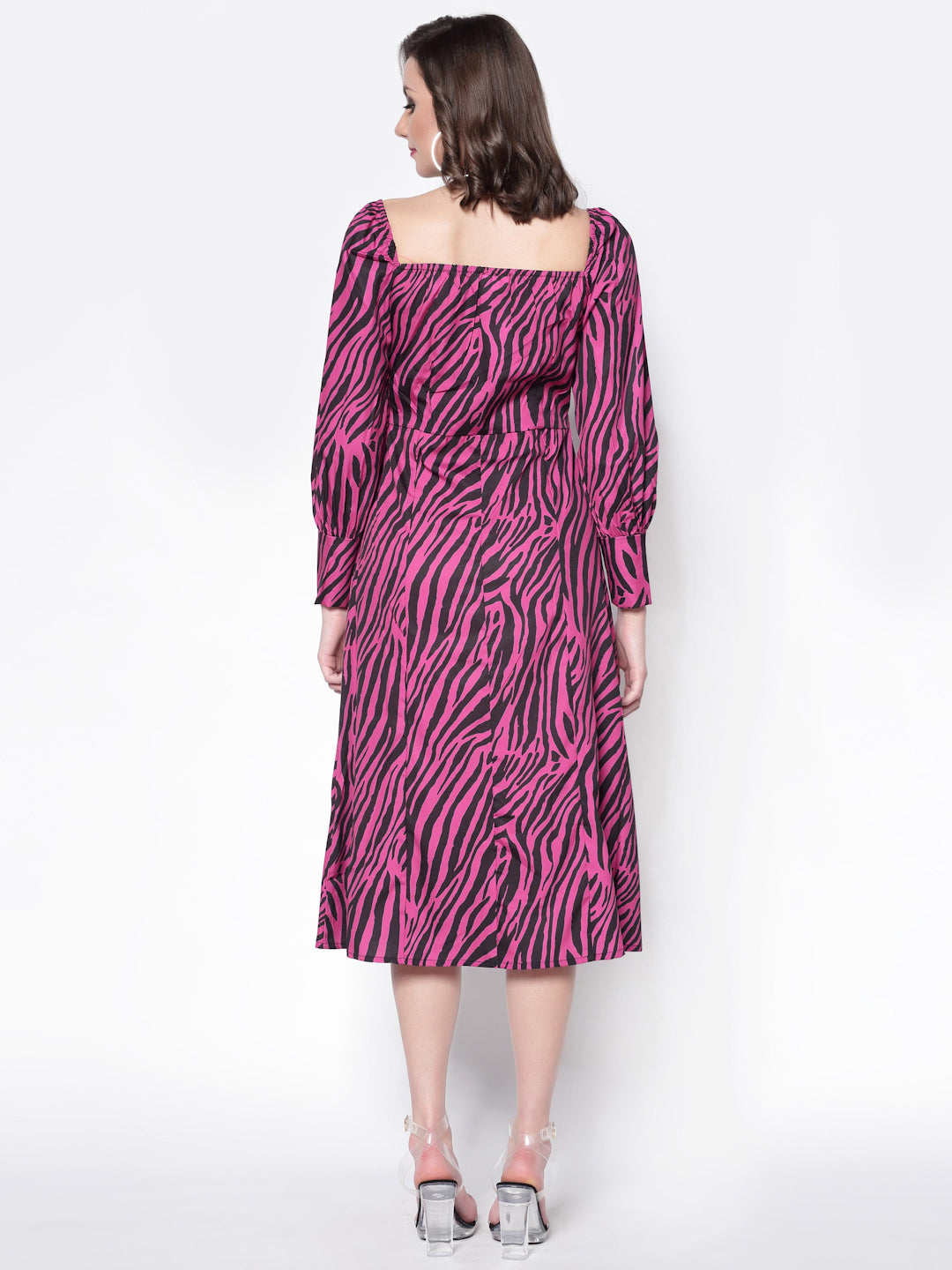 Waisted Full Sleeve Dress