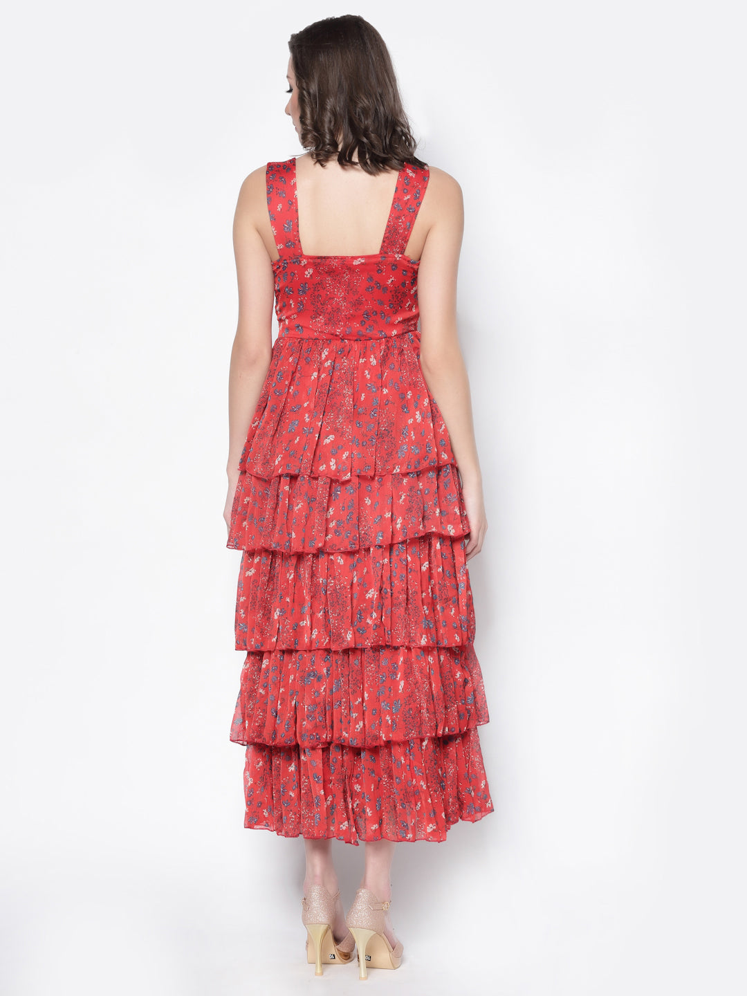 Tie Up Back Dress