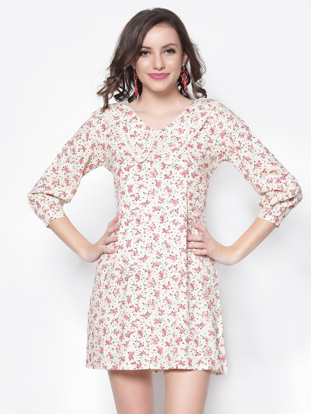 Keyboard Collar Dress