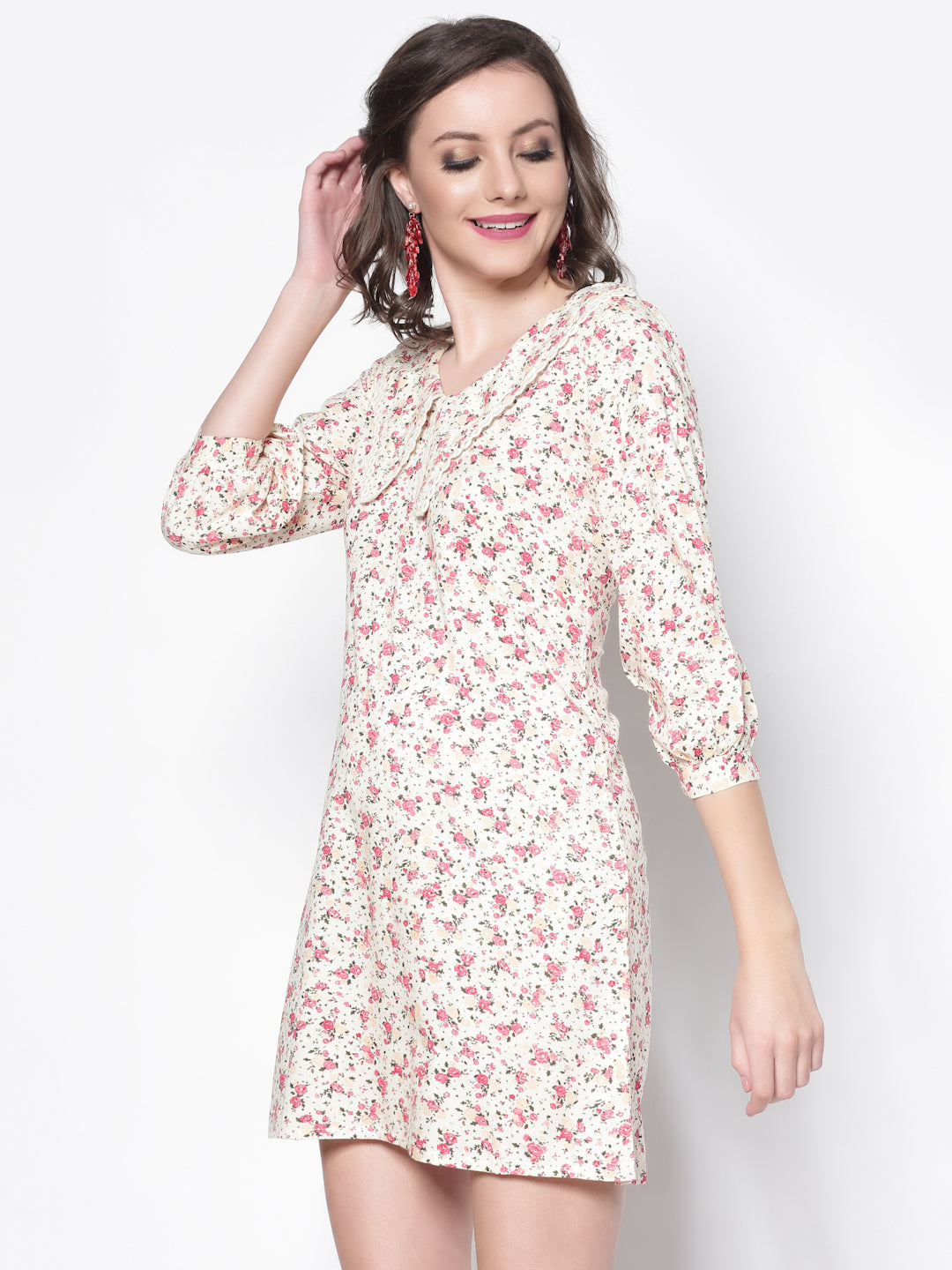 Keyboard Collar Dress