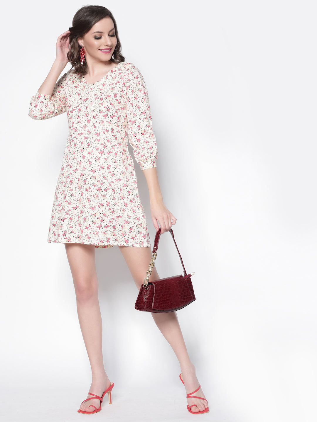 Keyboard Collar Dress