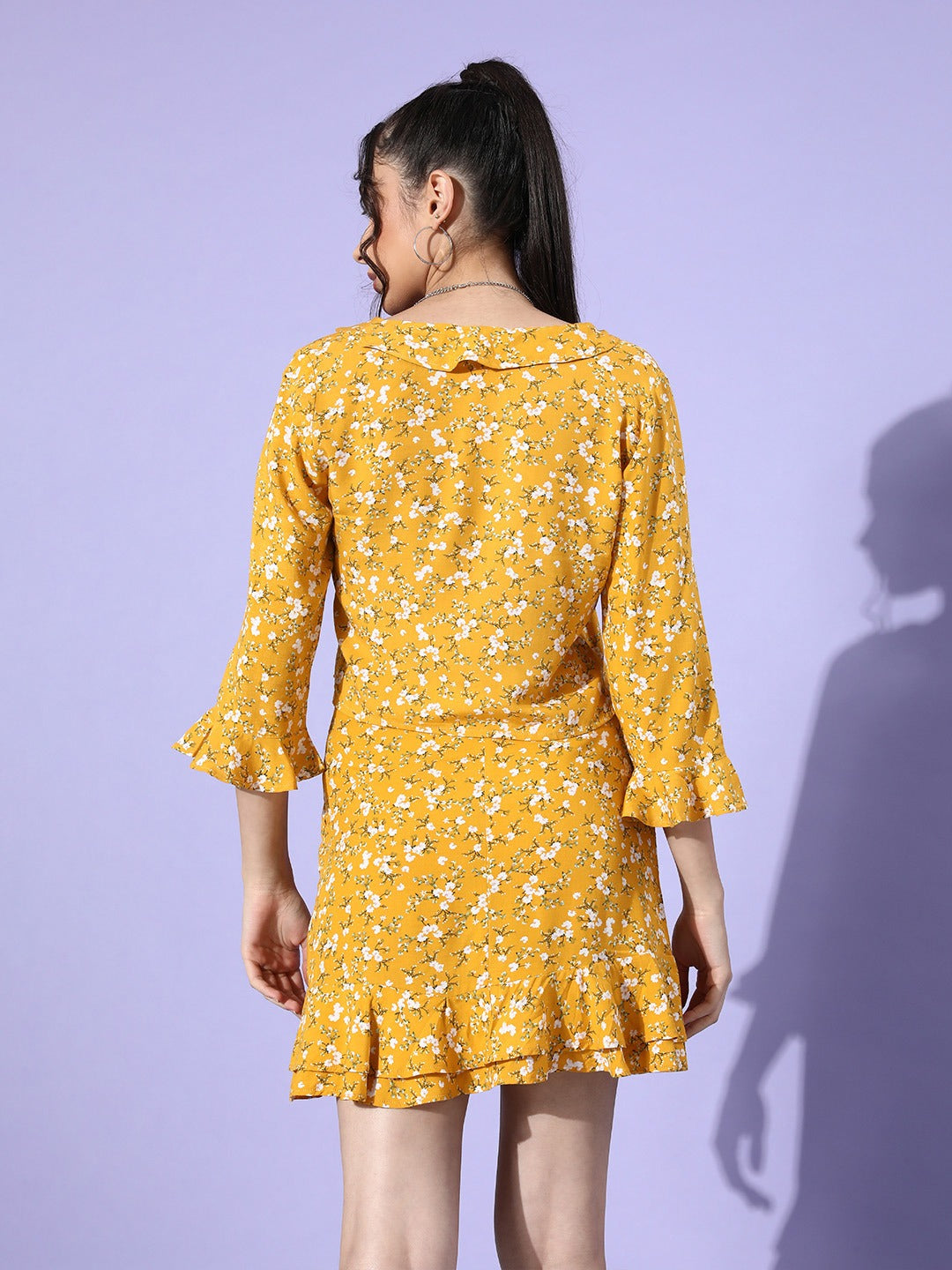 Two Pc Frill Dress