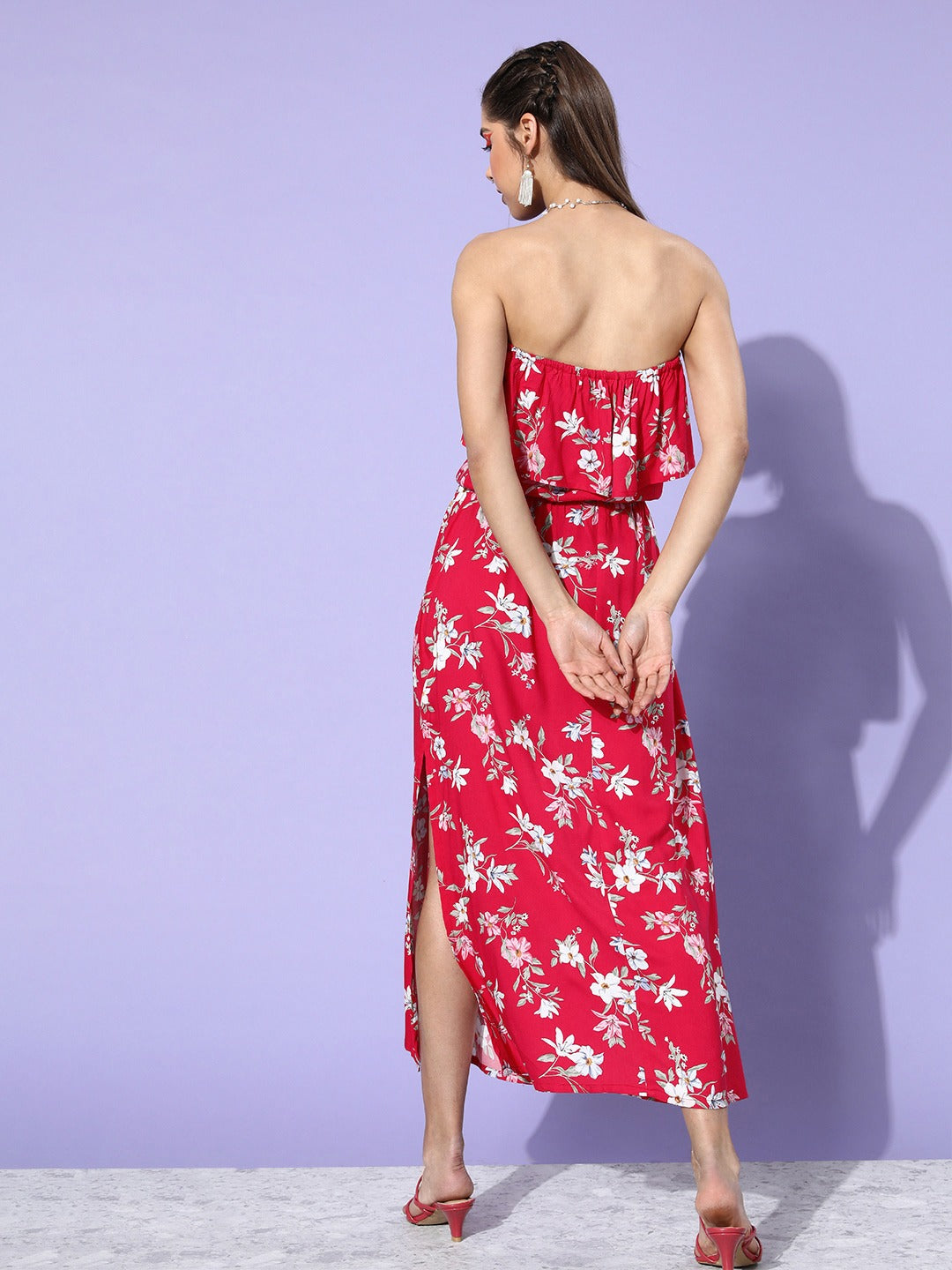 Two Pc Frill Dress