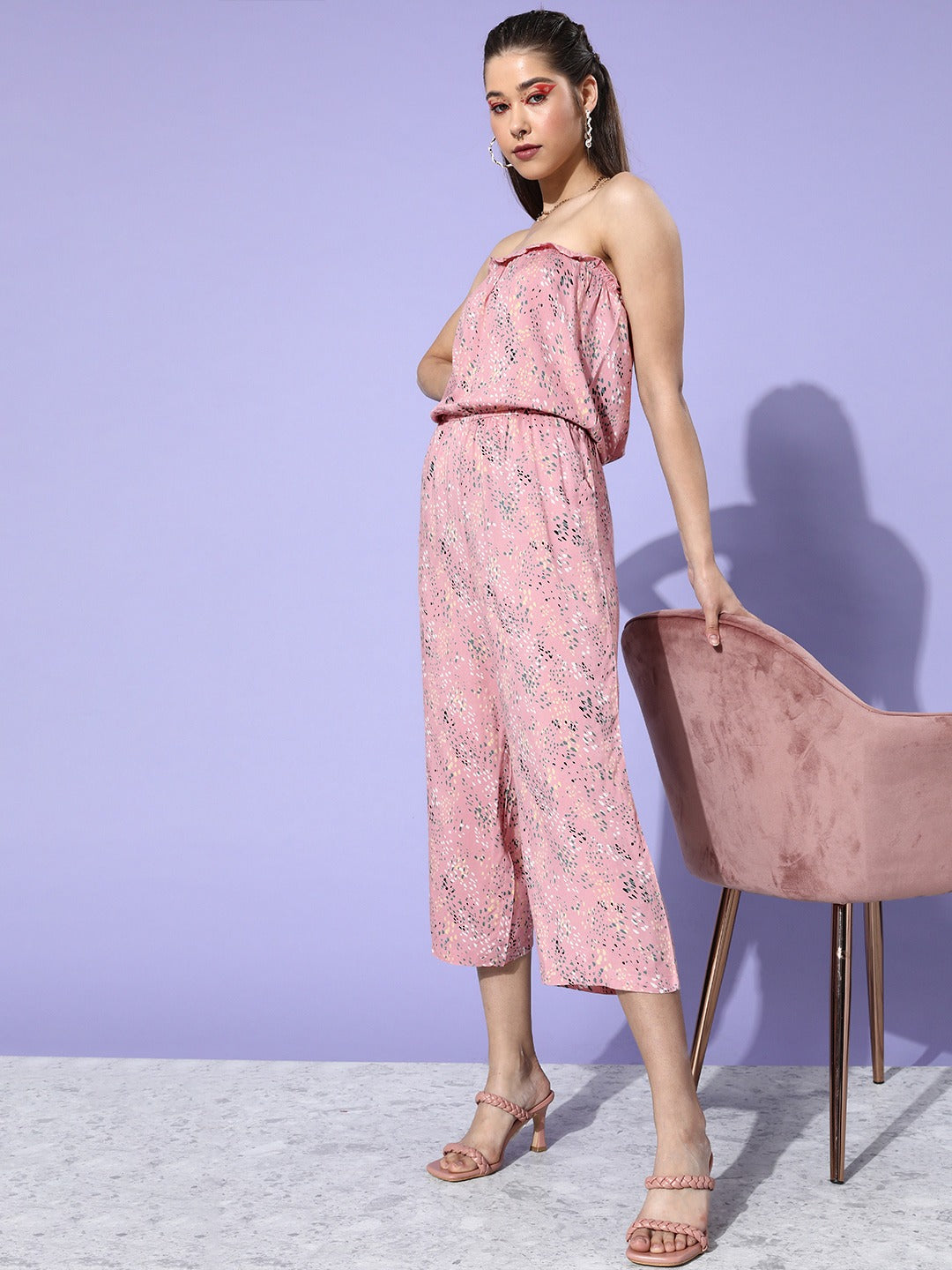 Offshoulder Frill Playsuit