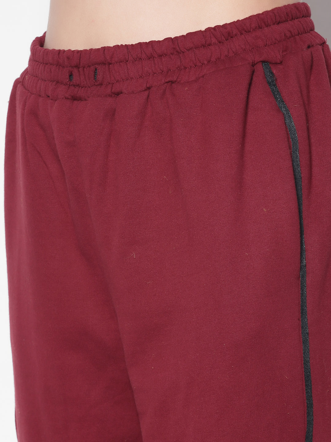 Burgandy Track Pant